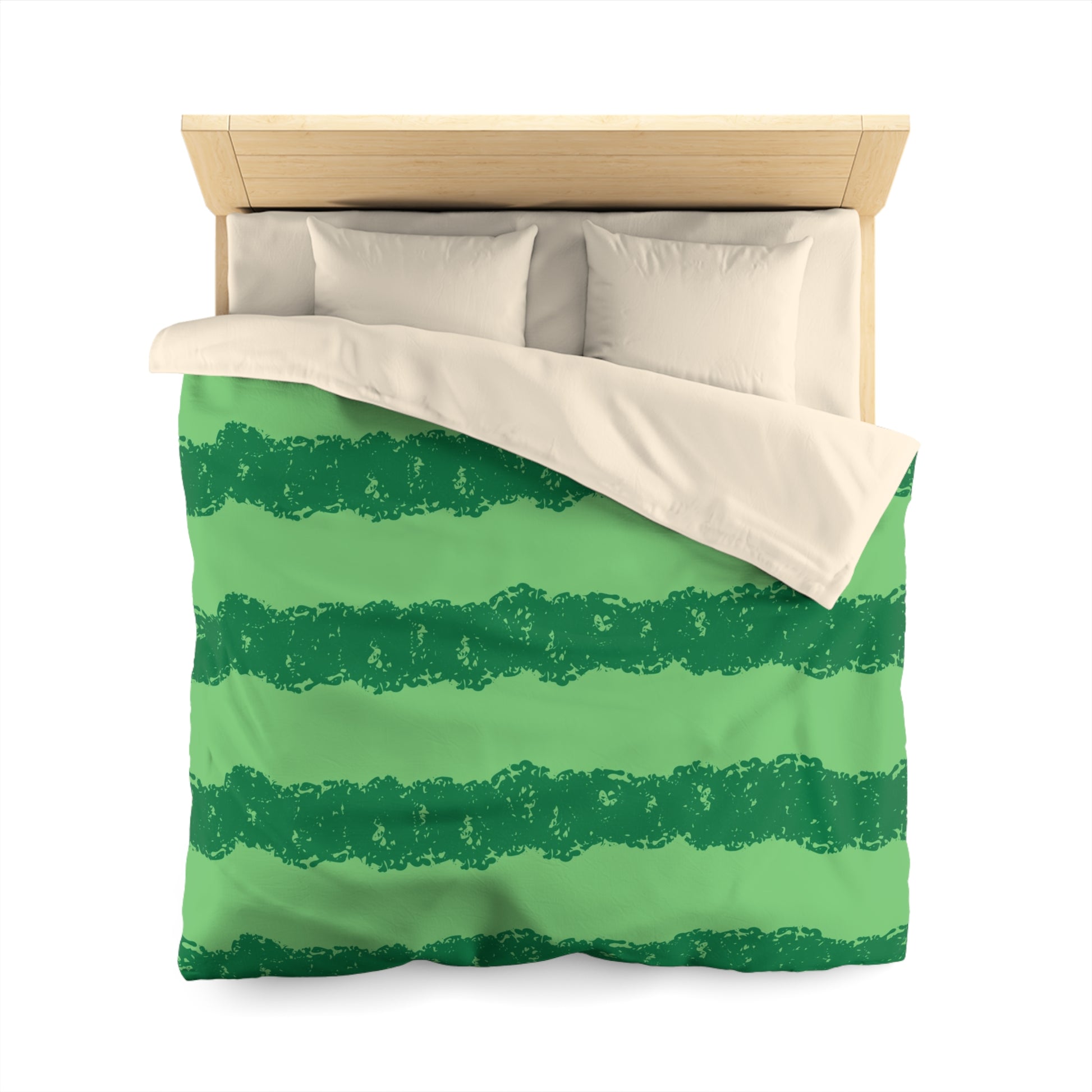 Watermelon Green Microfiber Duvet Cover, Artsulli - Art is Long, Life is Short, Home Decor, , , , , , , 