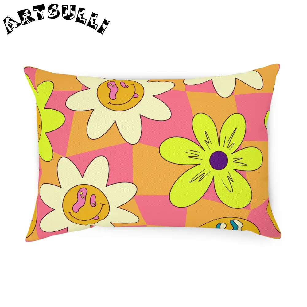 JAKKOUTTHEBXX Trippy Sour Face Rave Cushion JAKKOUTTHEBXX Artsulli