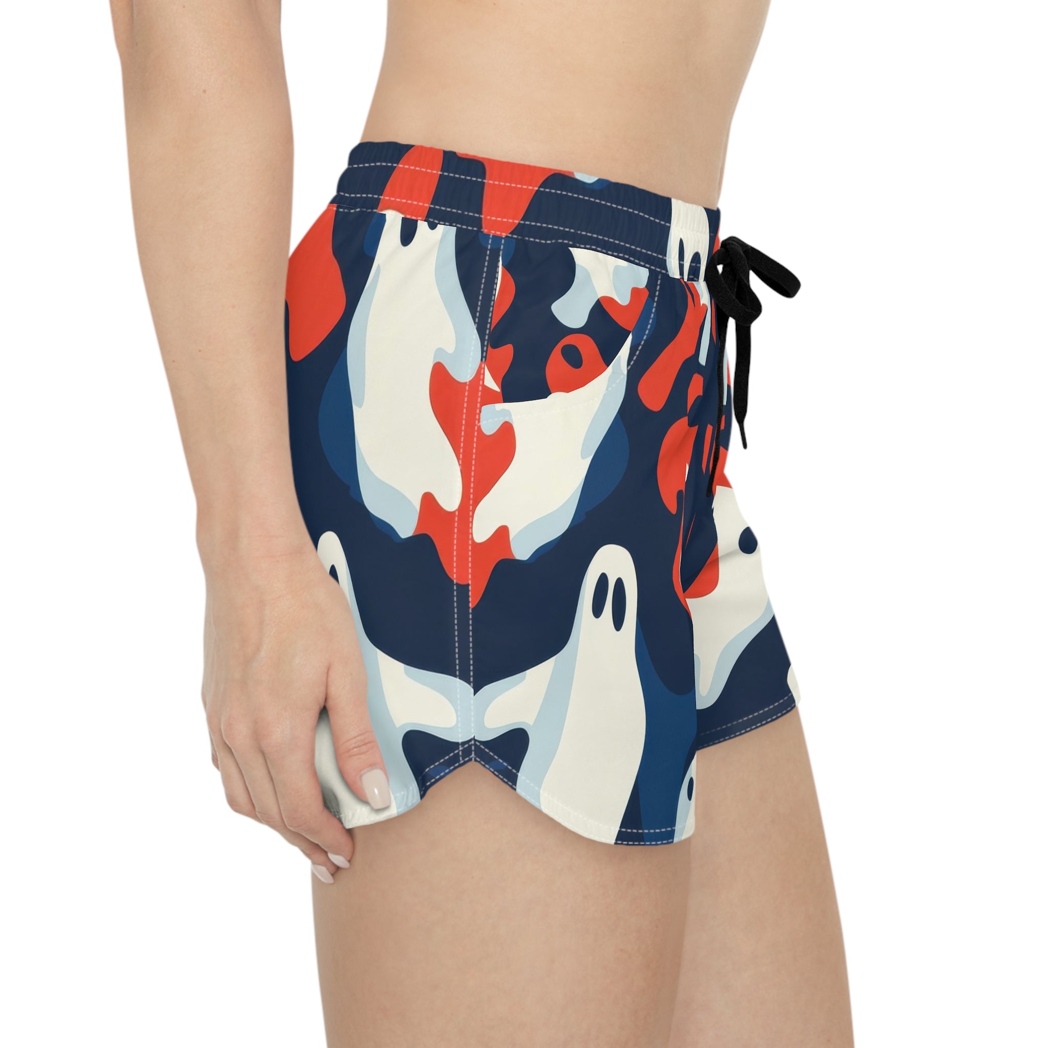 Camo Ghosts Women's Casual Shorts (AOP), Artsulli - Art is Long, Life is Short, All Over Prints, , , , , , , 