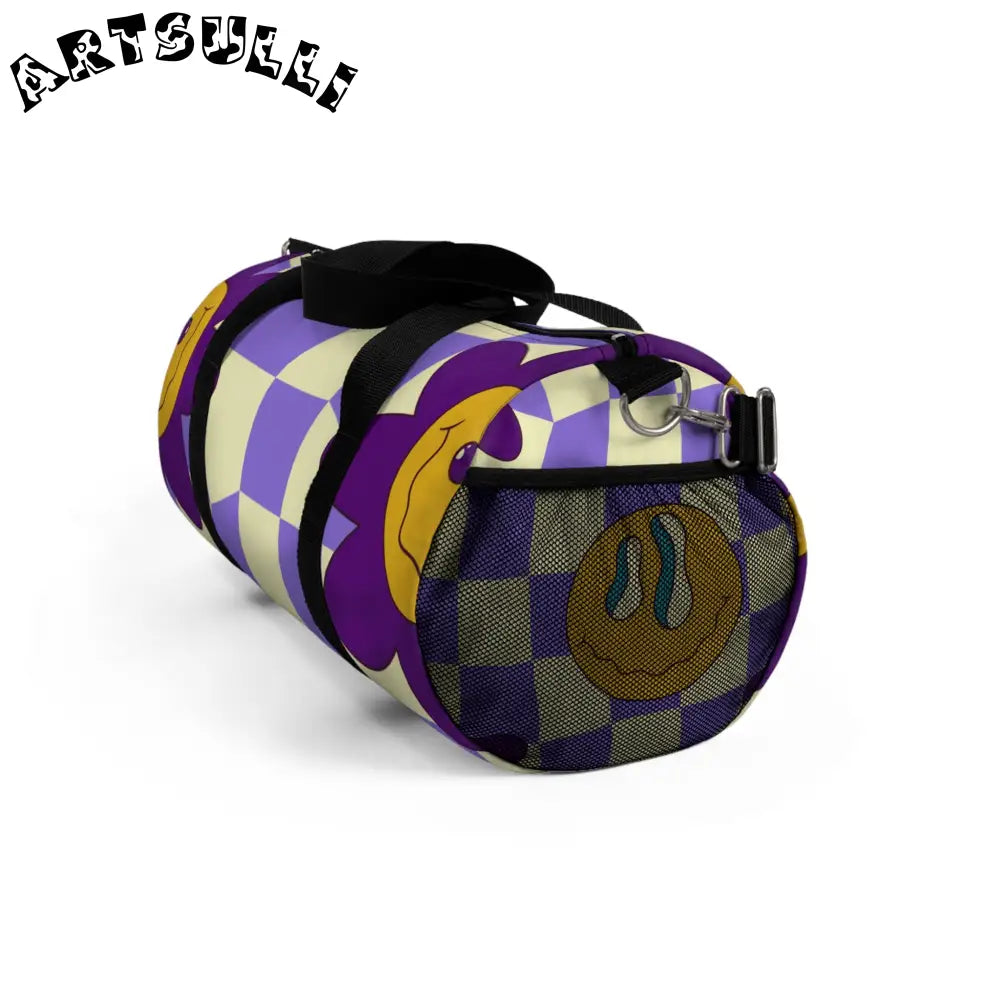 JAKKOUTTHEBXX Trippy Flower Power Motifs Duffel Bag JAKKOUTTHEBXX