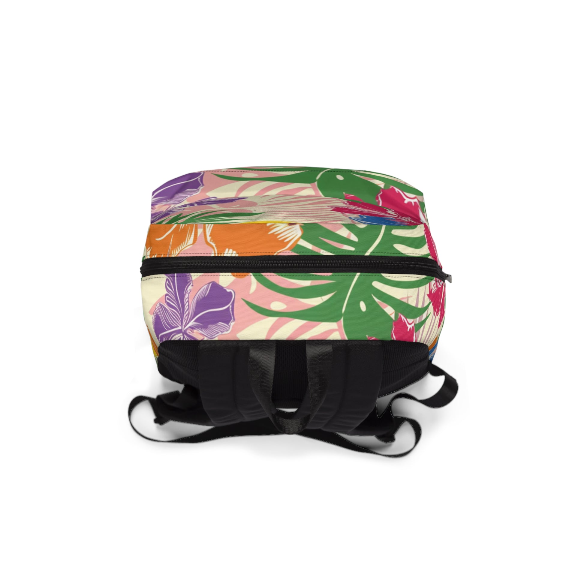 Blooming Tropical Flowers Unisex Classic Backpack, Artsulli - Art is Long, Life is Short, Bags, , , , , , , 