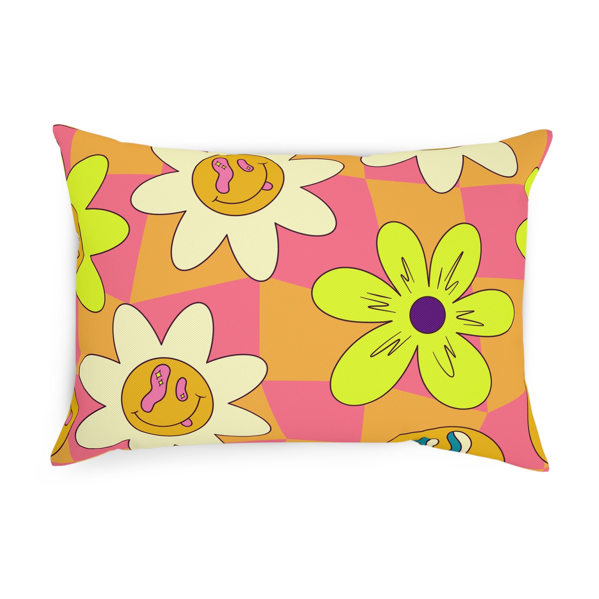 Trippy Sour Face Rave Cushion, Artsulli - Art is Long, Life is Short, Home Decor, , , , , , , 