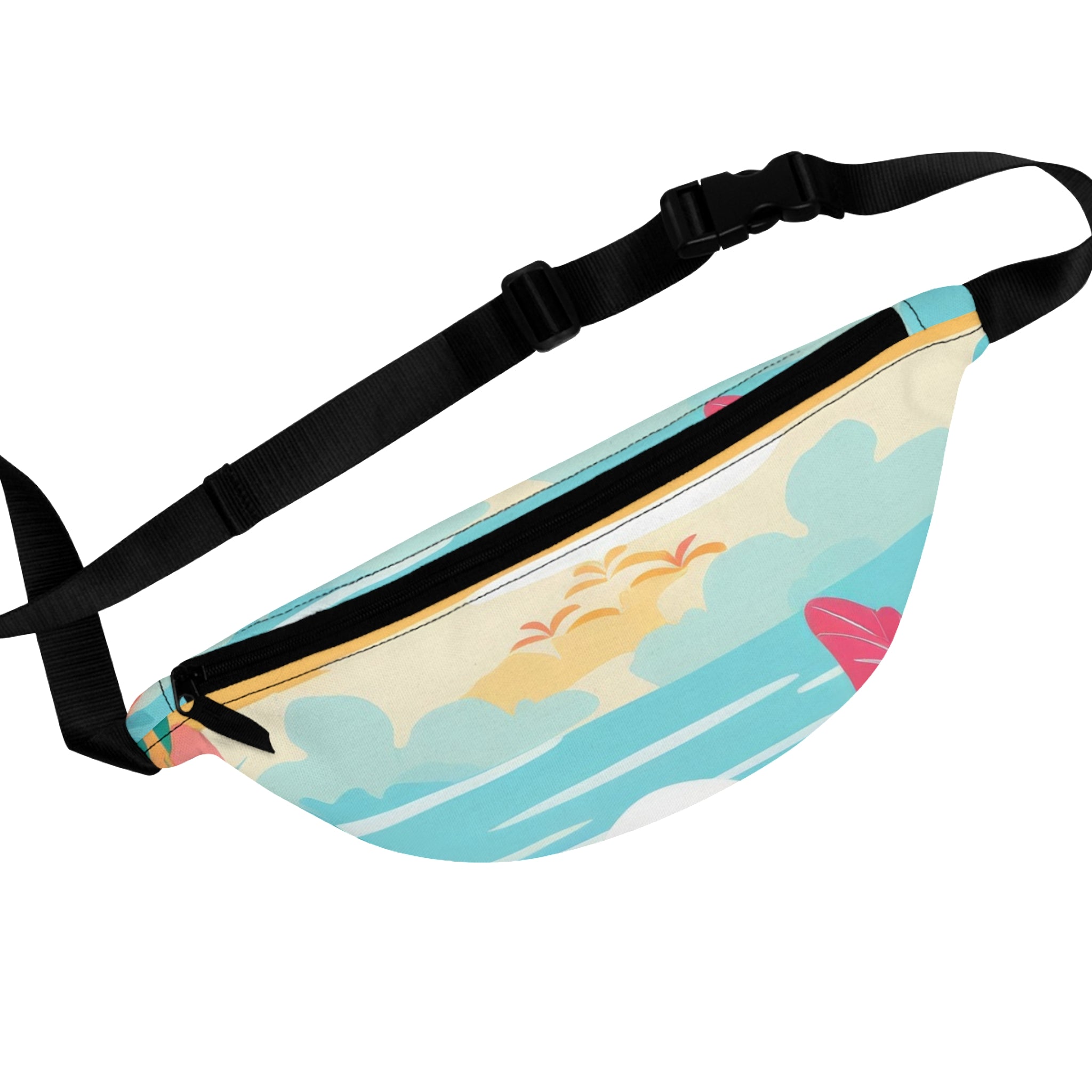 Afshar Island Dream Fanny Pack, Artsulli - Art is Long, Life is Short, Bags, Size, One size, , , , , 24818889776551119209