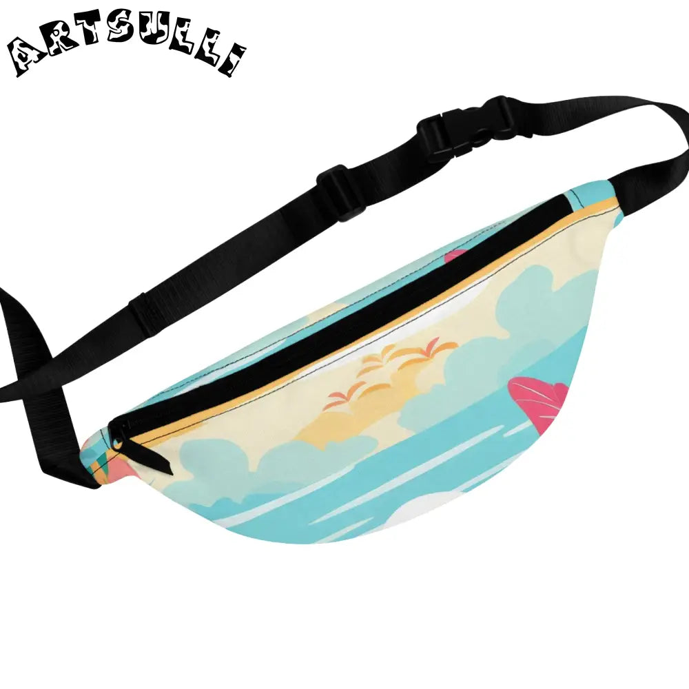 Afshar Island Dream Fanny Pack, Artsulli - Art is Long, Life is Short, Bags, Size, One size, , , , , 24818889776551119209