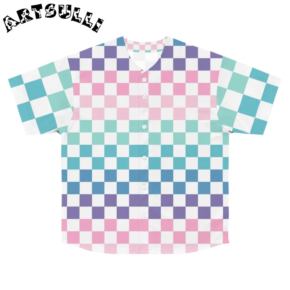 JAKKOUTTHEBXX Vaporwave Rainbow Checkerboard Multi-Color Men’s