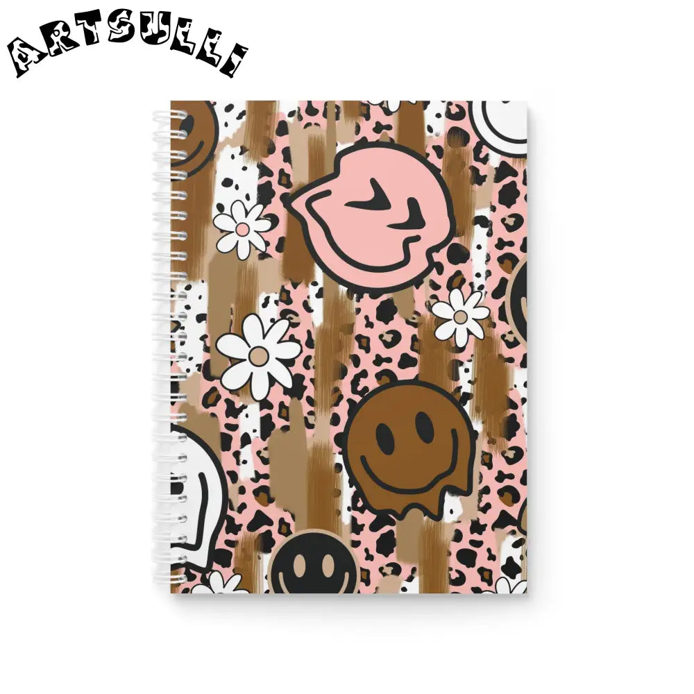 JAKKOUTTHEBXX Sutfin Ghosts Pop Art Spiral Notebook JAKKOUTTHEBXX