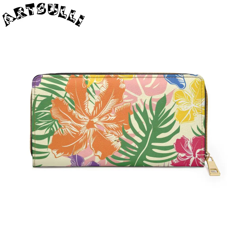 JAKKOUTTHEBXX Tropical Floral Credit Cards Wallet 2025