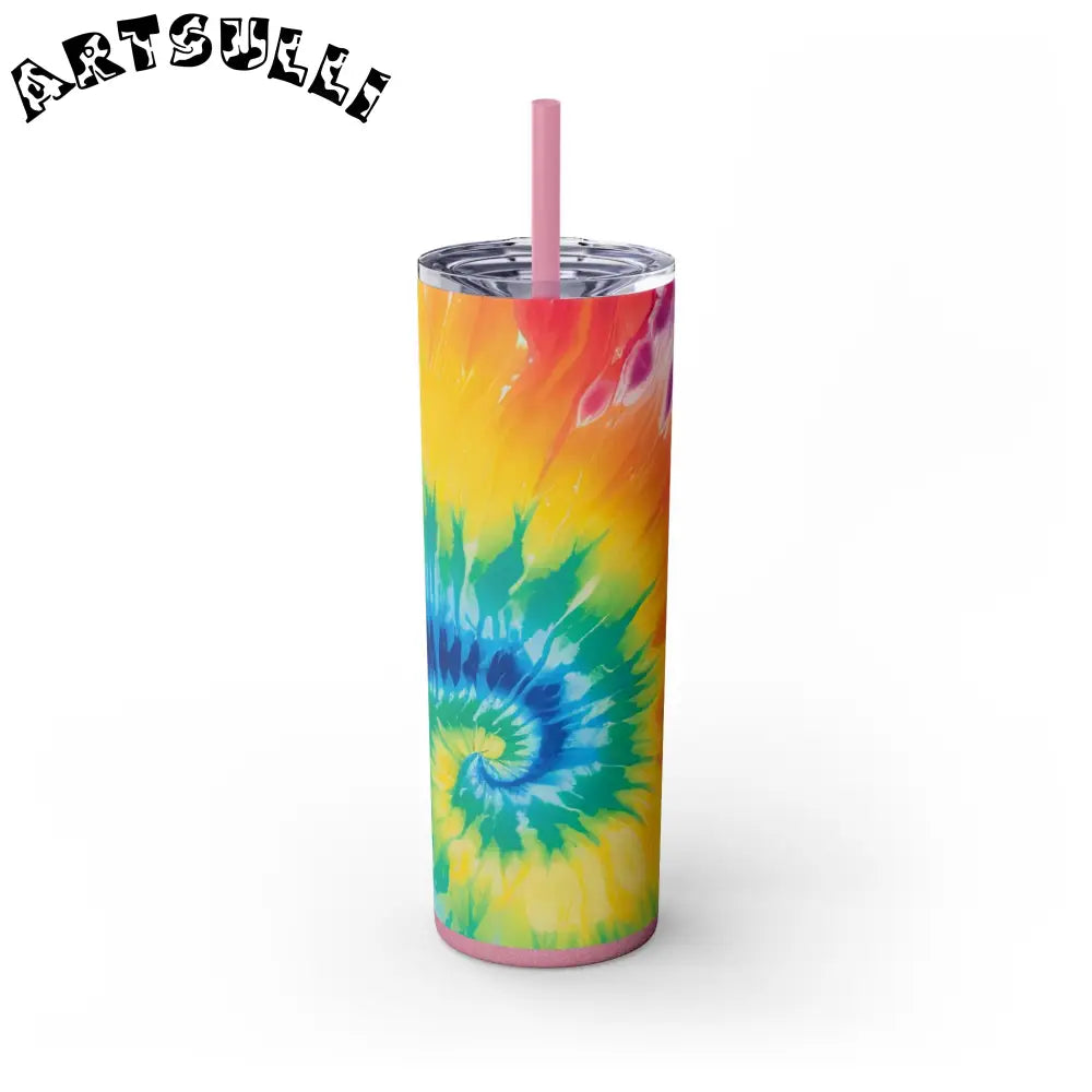 JAKKOUTTHEBXX Colorful Tie-Dye Insulated Tumbler 2025