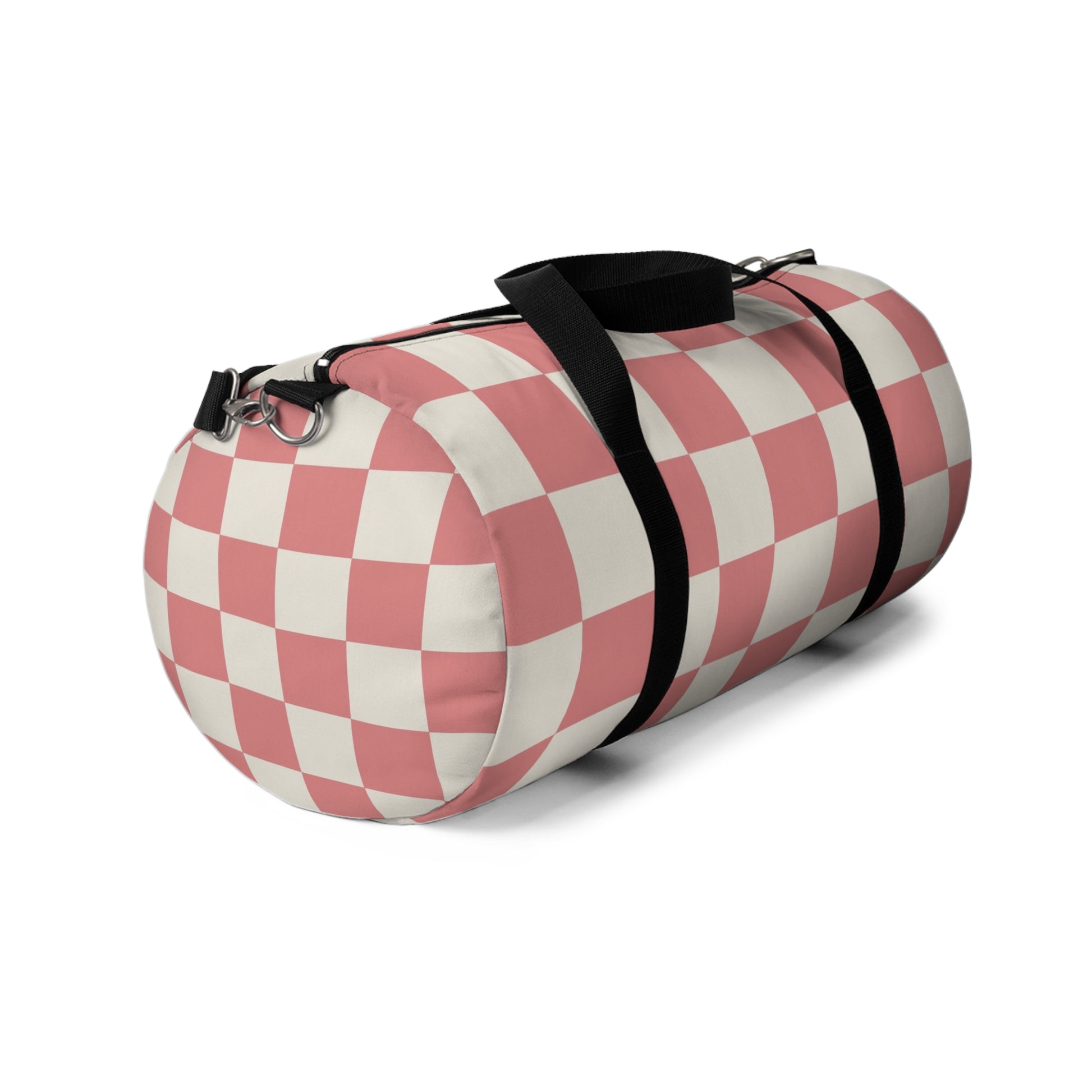 Retro Checkered Grassland Sprites Duffel Bag, Artsulli - Art is Long, Life is Short, Bags, , , , , , , 
