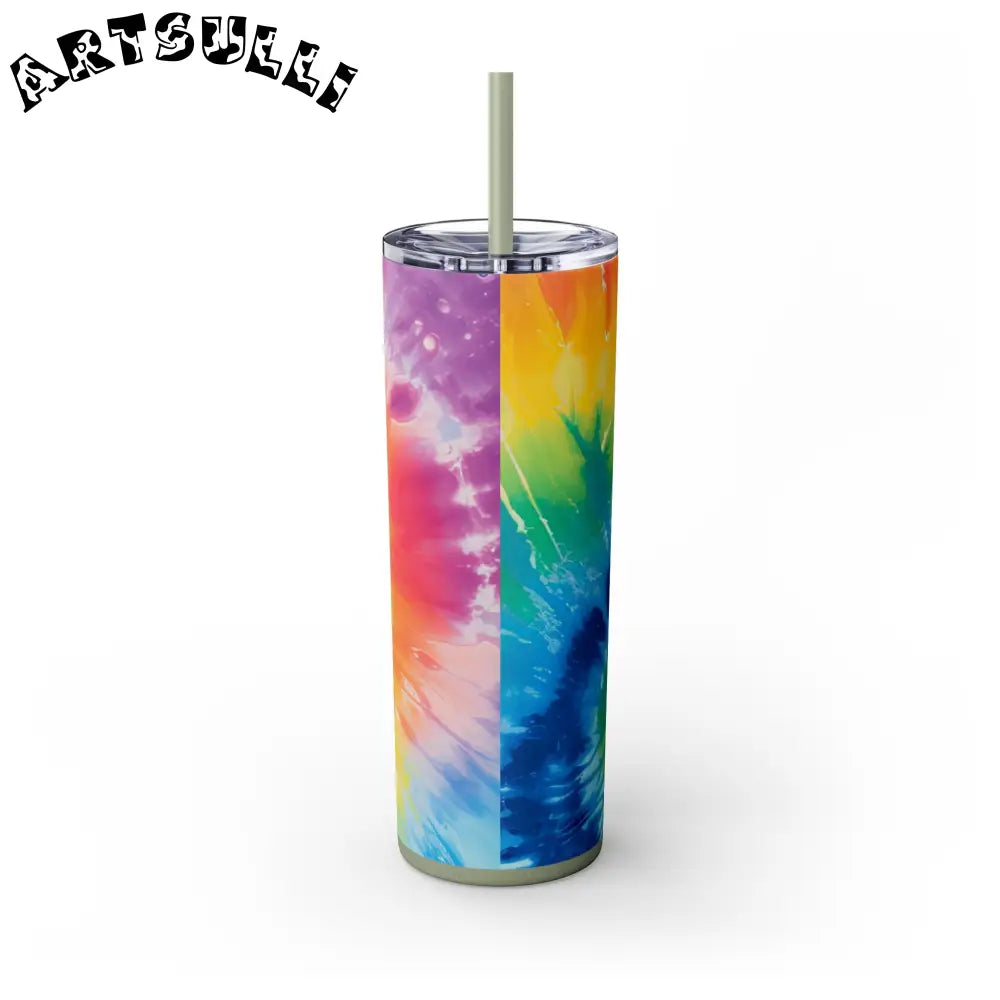 JAKKOUTTHEBXX Colorful Tie-Dye Insulated Tumbler 2025