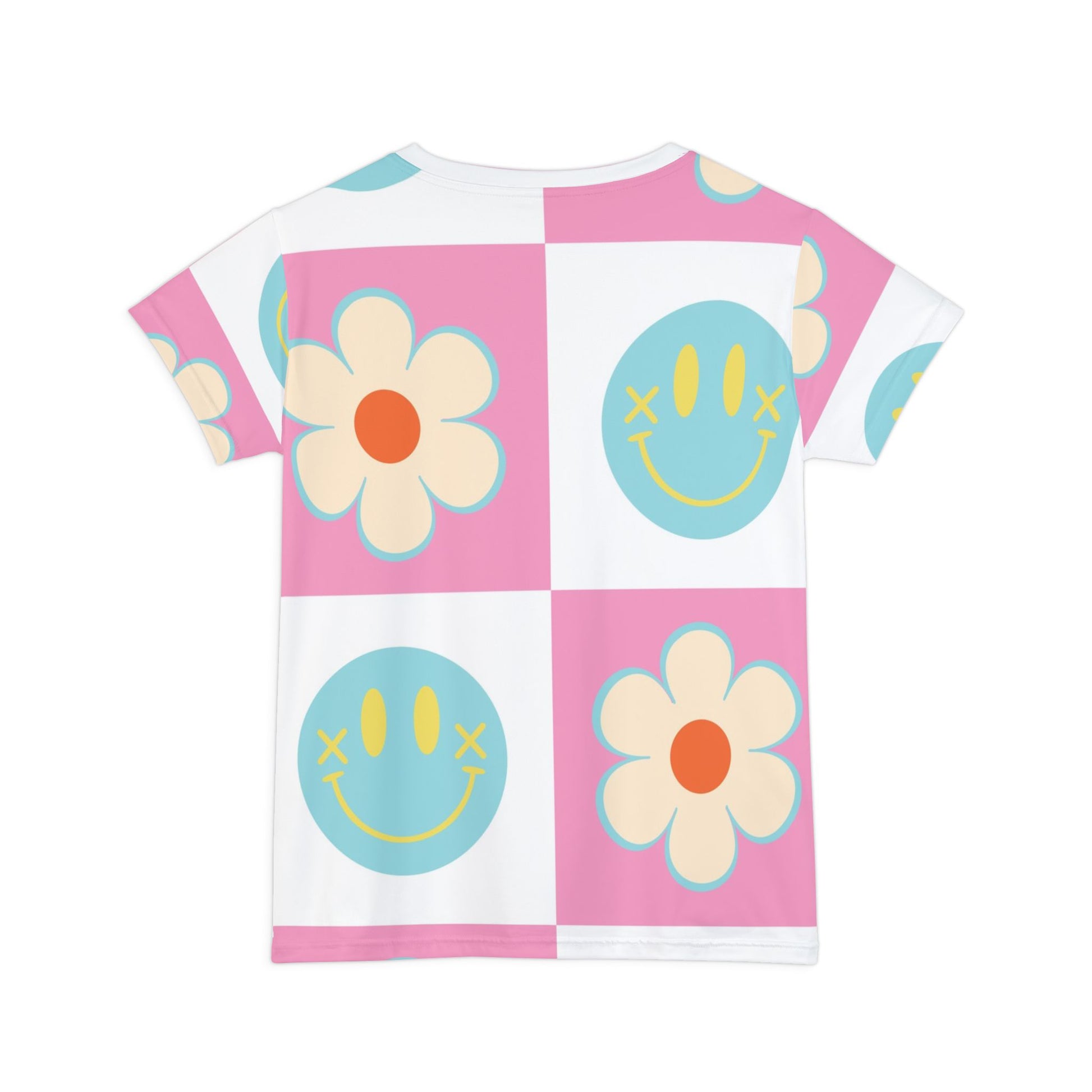 Madotsukis Grin Bloom Women's Short Sleeve Shirt (AOP), Artsulli - Art is Long, Life is Short, All Over Prints, , , , , , , 