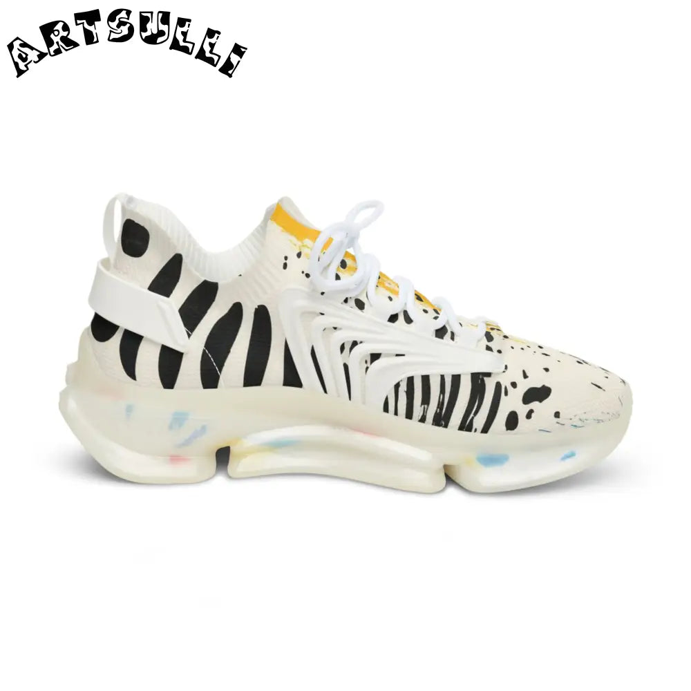 JAKKOUTTHEBXX Rae Zebra Rhapsody Men’s Mesh Sneakers JAKKOUTTHEBXX