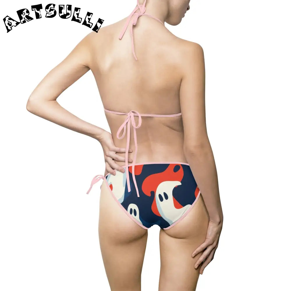 JAKKOUTTHEBXX Camo Ghosts Women’s Bikini Swimsuit (AOP)