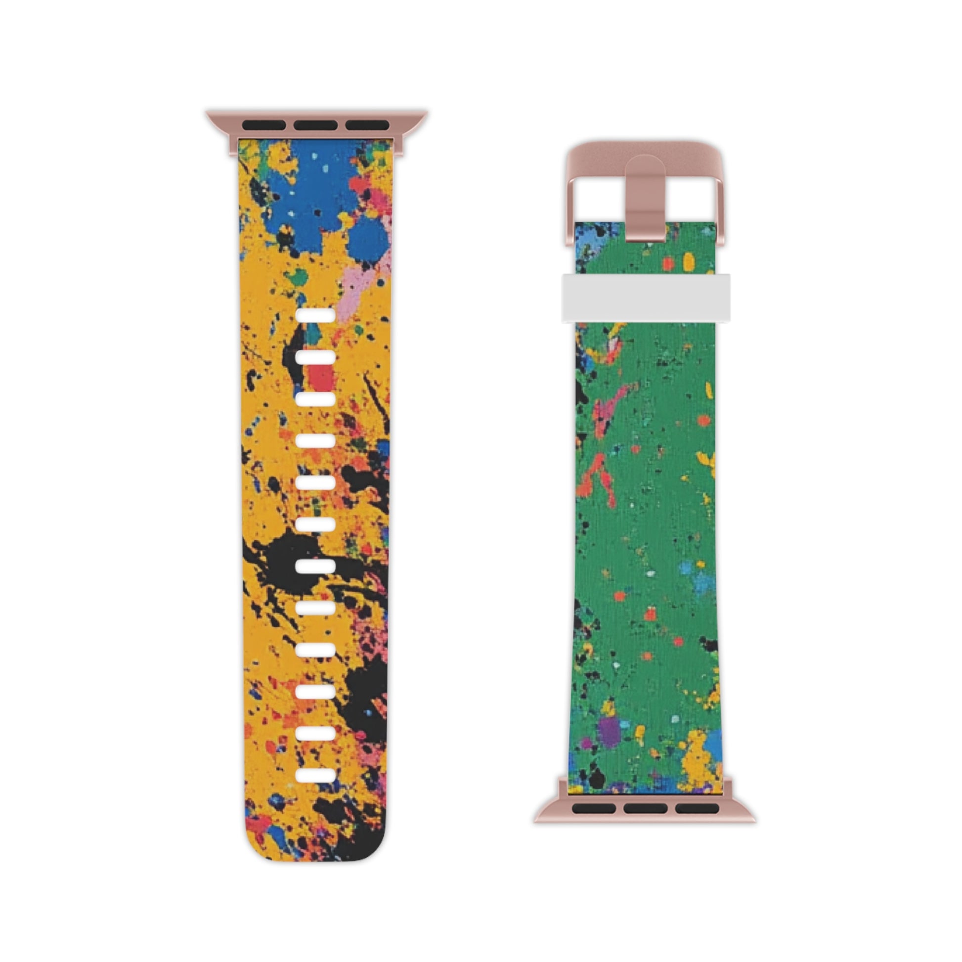 The Colors Of Paint Splatter Watch Band for Apple Watch, Artsulli - Art is Long, Life is Short, Accessories, , , , , , , 