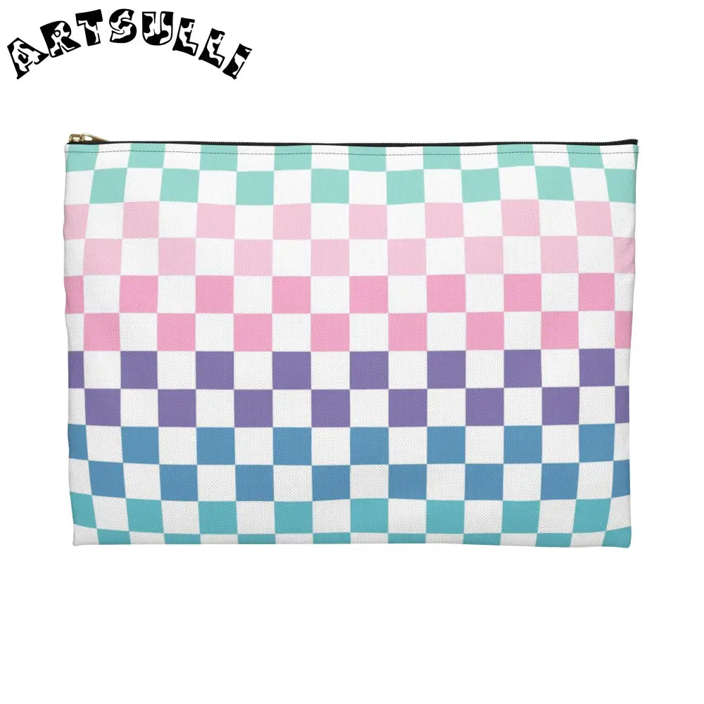 JAKKOUTTHEBXX Vaporwave Rainbow Checkerboard Multi-Color Accessory