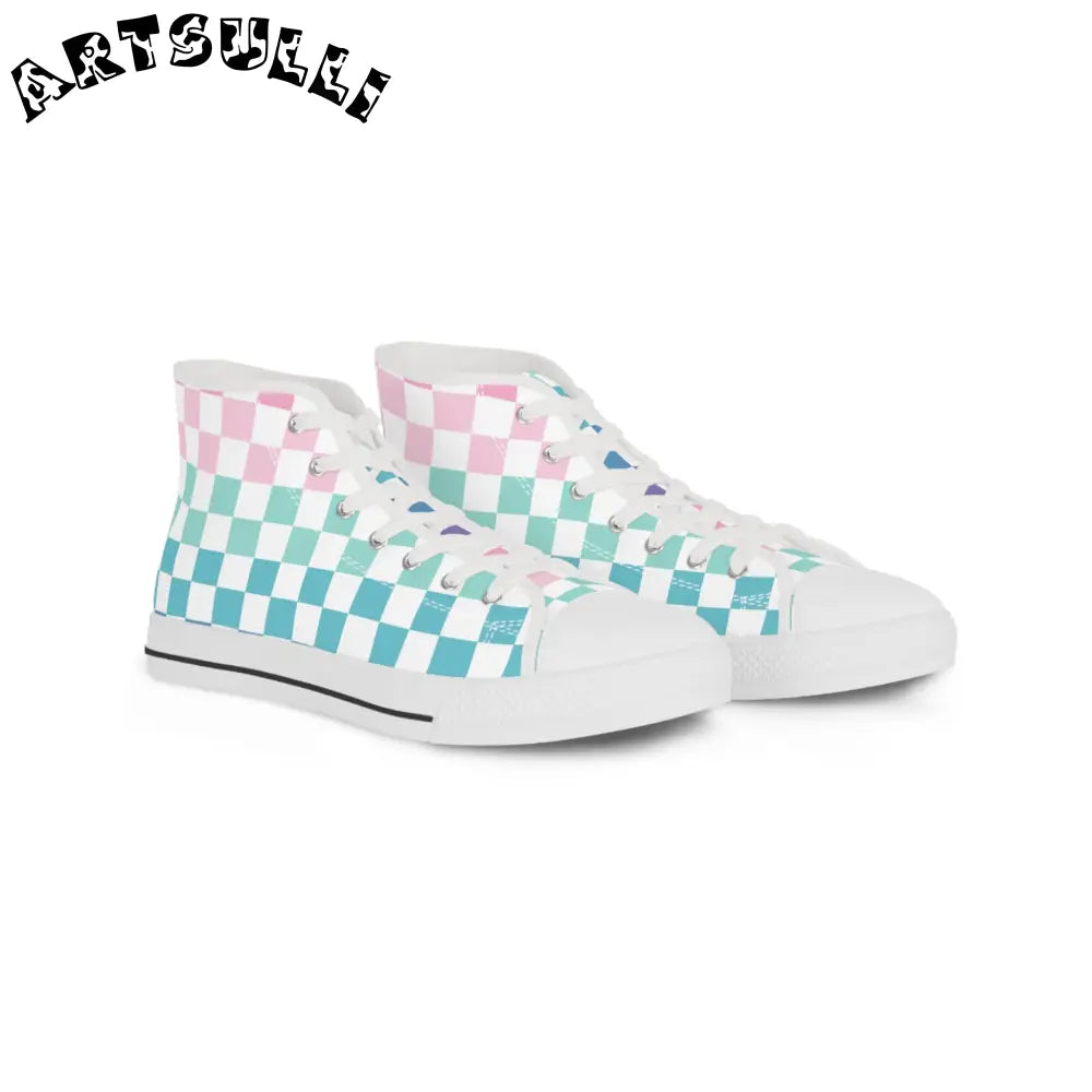 JAKKOUTTHEBXX Vaporwave Rainbow Checkerboard II Multi-Color Men’s
