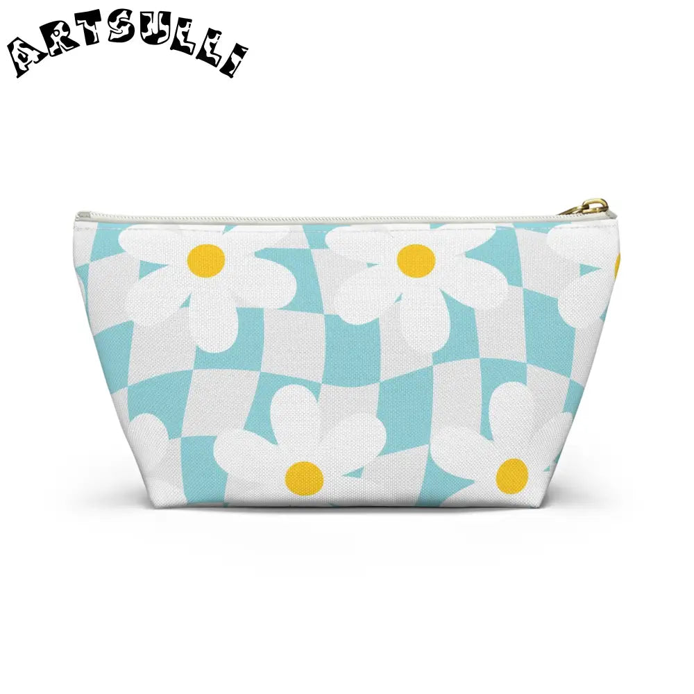 JAKKOUTTHEBXX Trippy Check Garden II Accessory Pouch w T-bottom