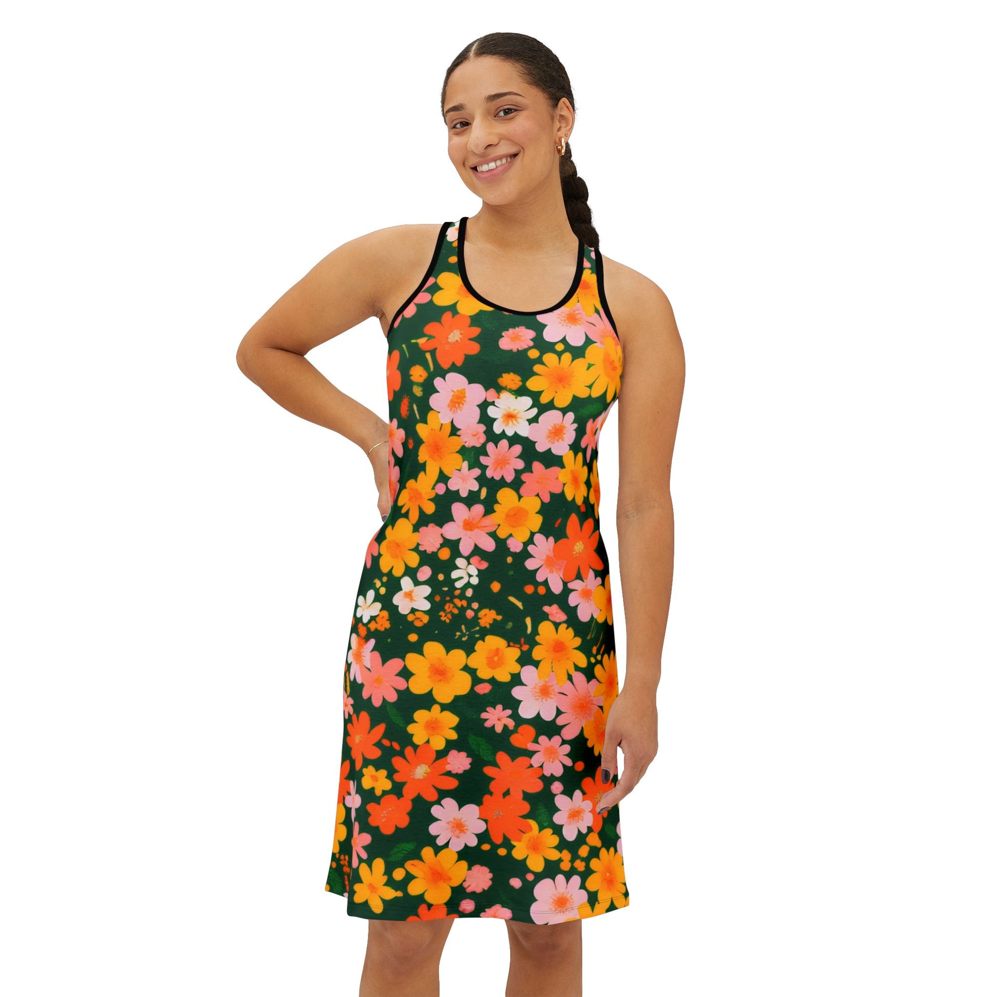 Women's Racerback Dress (AOP), Artsulli - Art is Long, Life is Short, Tank Top, , , , , , , 