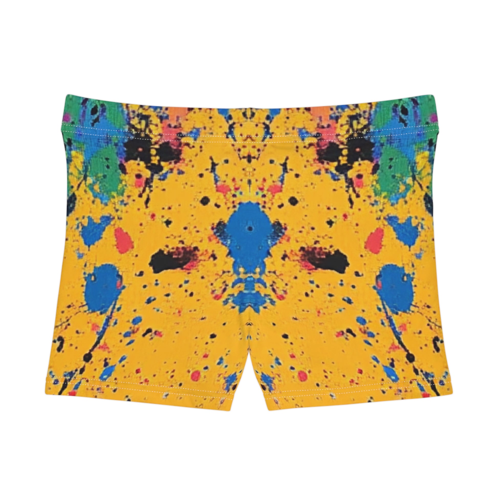 The Colors Of Paint Splatter Women's Shorts (AOP), Artsulli - Art is Long, Life is Short, All Over Prints, , , , , , , 