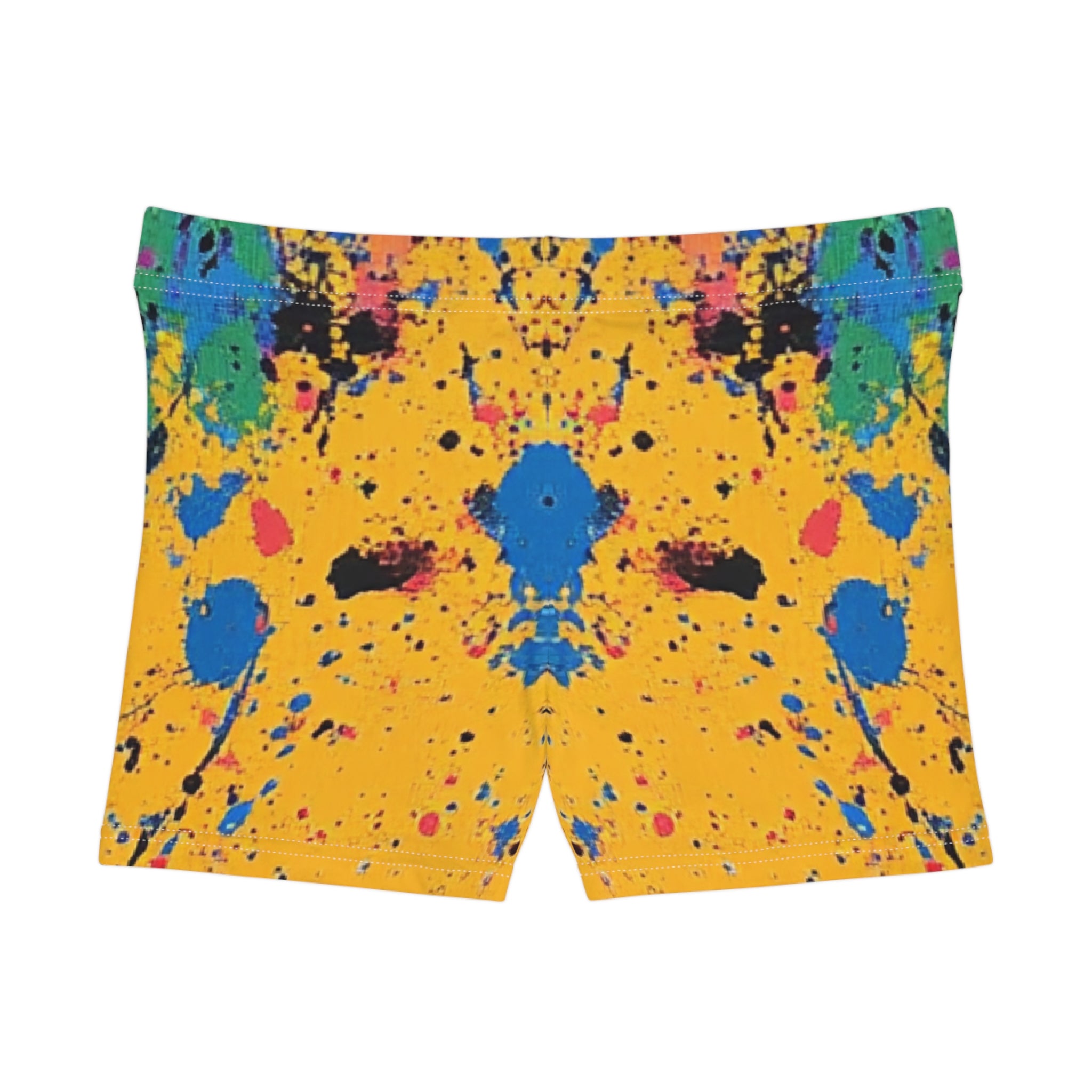 The Colors Of Paint Splatter Women's Shorts (AOP), Artsulli - Art is Long, Life is Short, All Over Prints, , , , , , , 