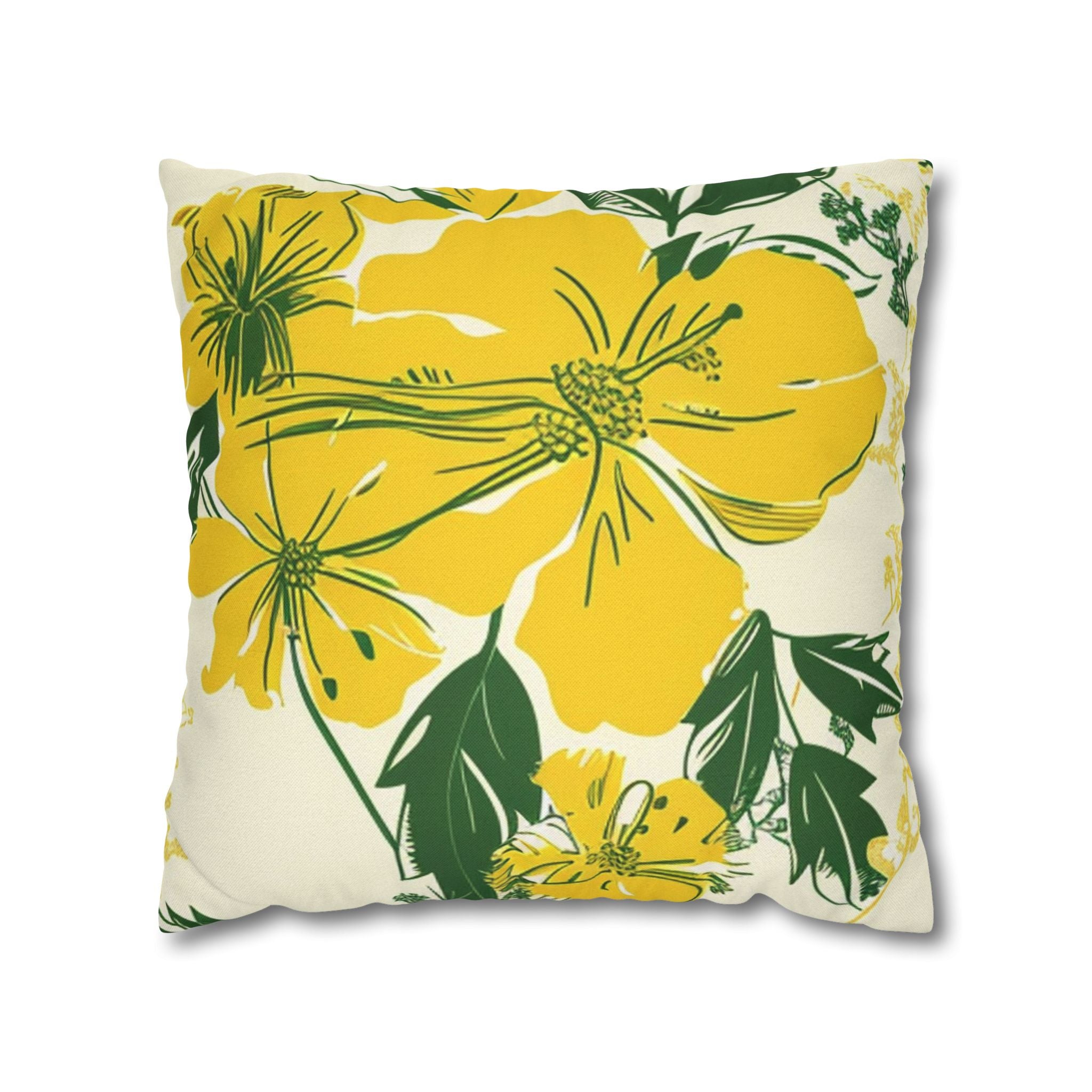 Spun Polyester Square Pillowcase, Artsulli - Art is Long, Life is Short, Home Decor, Size, 18" × 18", , , , , 22820509861226724839