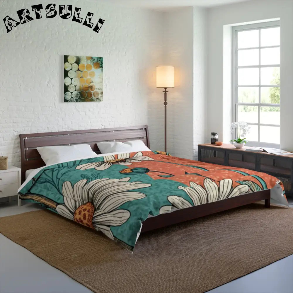 JAKKOUTTHEBXX Retro Daisy Dream Comforter JAKKOUTTHEBXX Artsulli