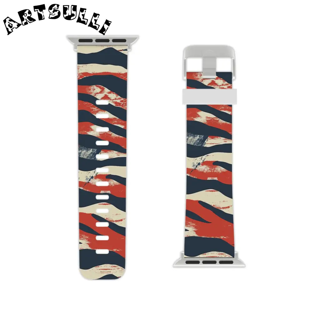 JAKKOUTTHEBXX Capricious Tiger Wave Watch Band for Apple Watch