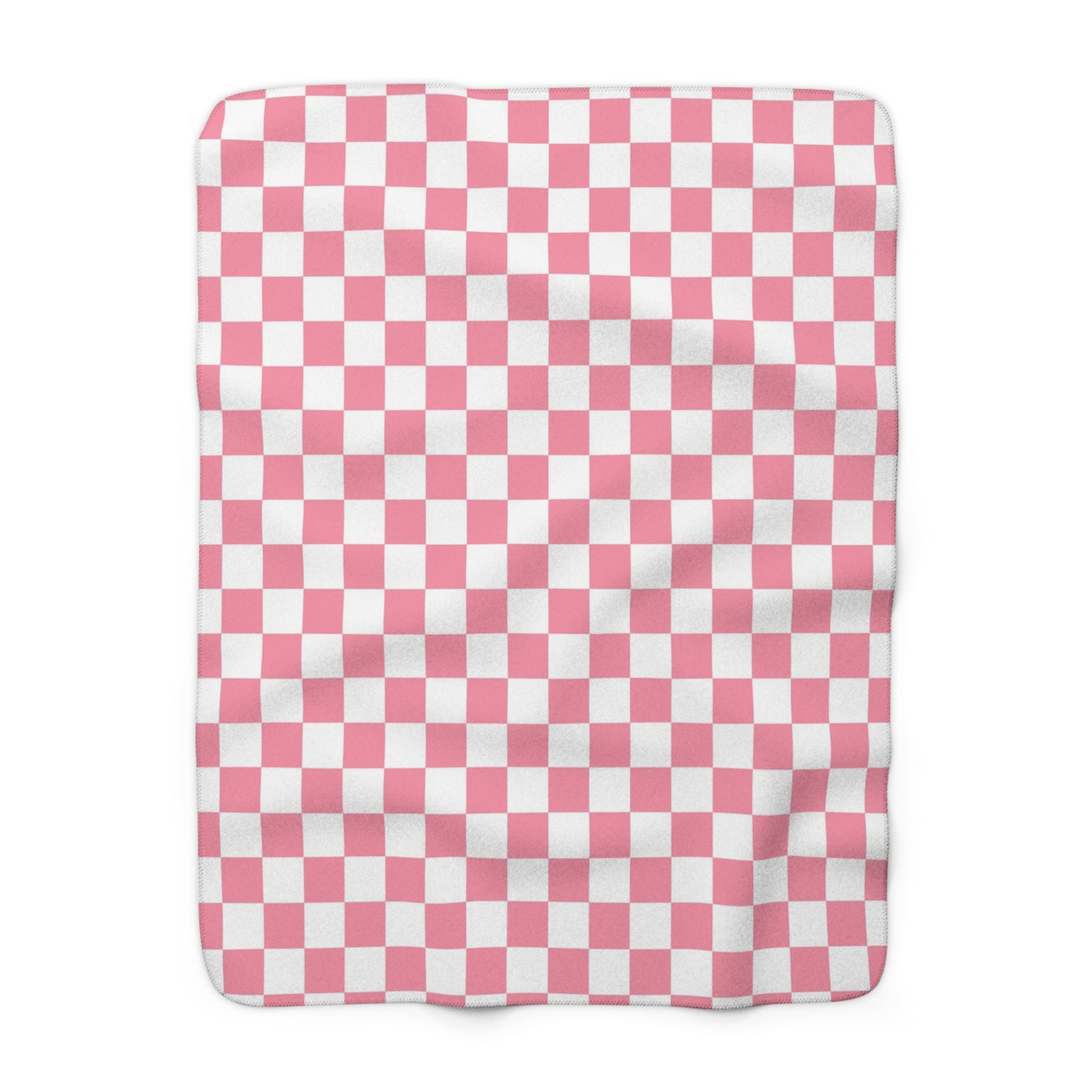 Brigandine Checkered Scene Sherpa Fleece Blanket, Artsulli - Art is Long, Life is Short, Home Decor, Size, 50" × 60", , , , , 21009258674487919112