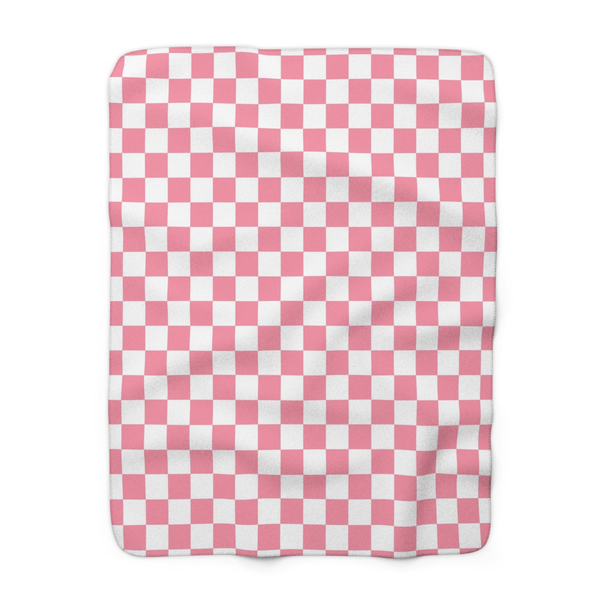 Brigandine Checkered Scene Sherpa Fleece Blanket, Artsulli - Art is Long, Life is Short, Home Decor, Size, 50" × 60", , , , , 21009258674487919112