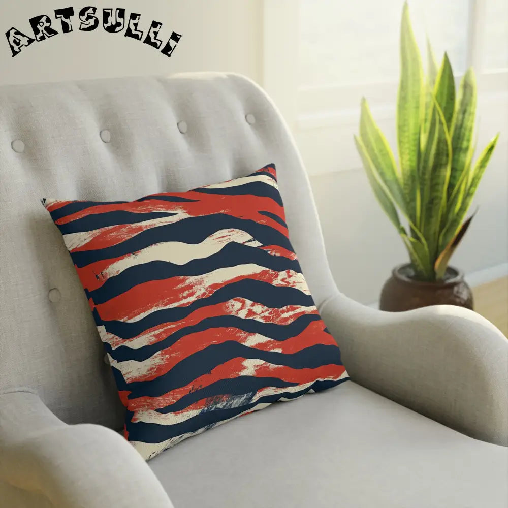 JAKKOUTTHEBXX Capricious Tiger Wave Cushion JAKKOUTTHEBXX Artsulli