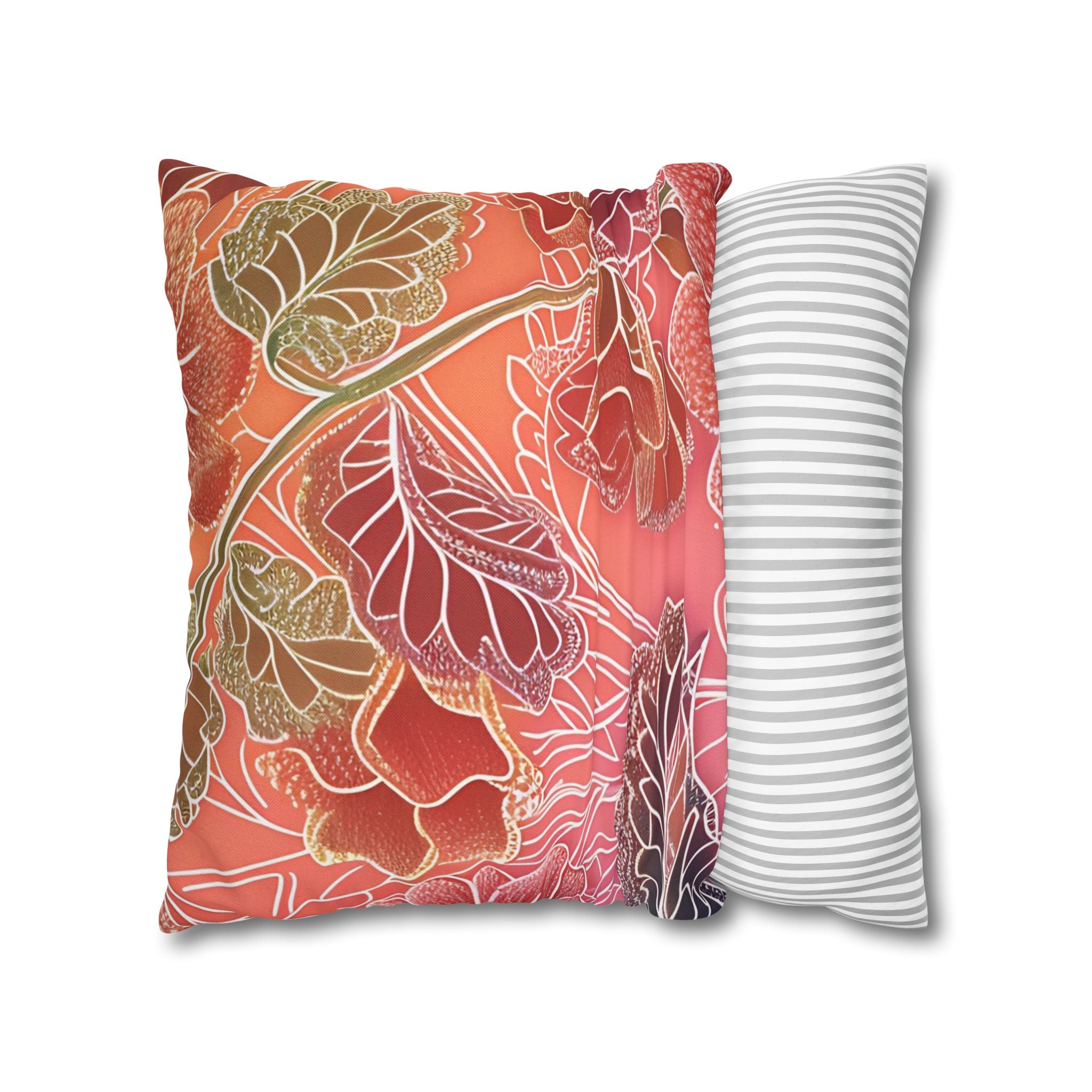 Spun Polyester Square Pillowcase
