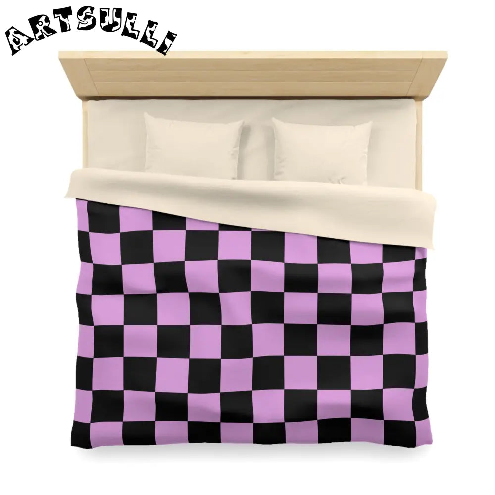 JAKKOUTTHEBXX Pixel Punk Vision Microfiber Duvet Cover JAKKOUTTHEBXX