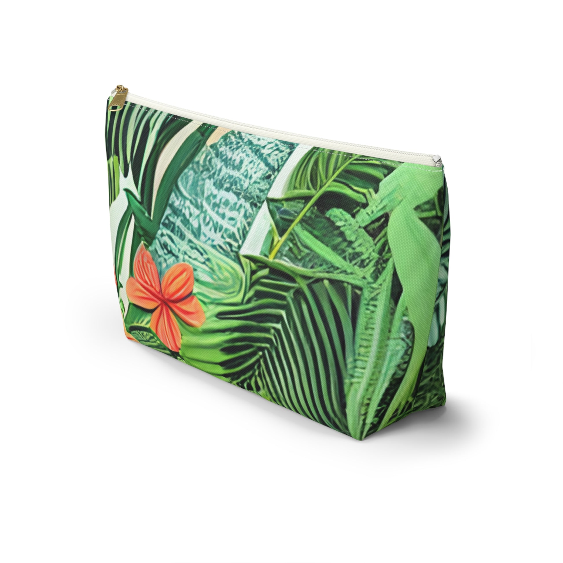 Jungle Zebra Art Accessory Pouch w T-bottom, Artsulli - Art is Long, Life is Short, Bags, , , , , , , 