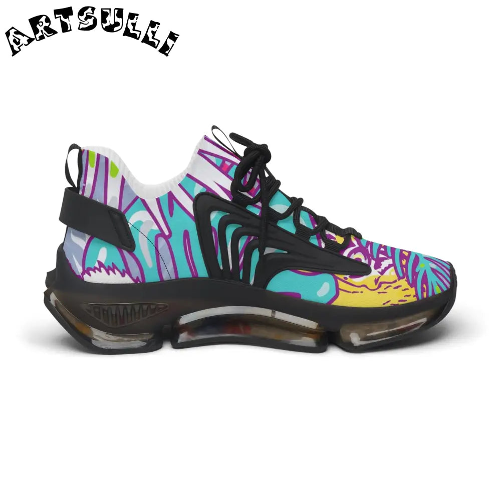 JAKKOUTTHEBXX Tropical Jungle Tigers Torquise and Purple Women’s