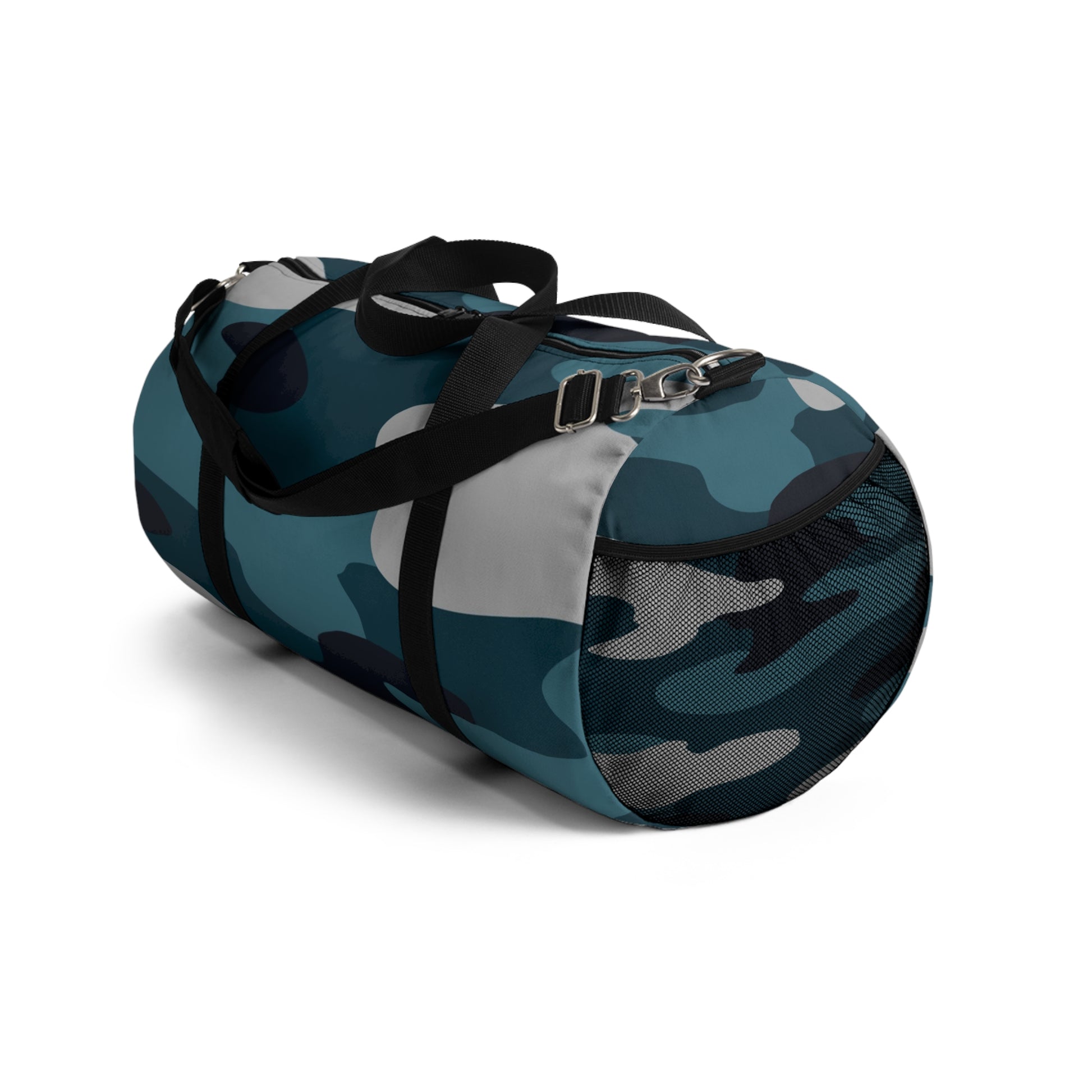 Blue Camouflage Duffel Bag, Artsulli - Art is Long, Life is Short, Bags, , , , , , , 