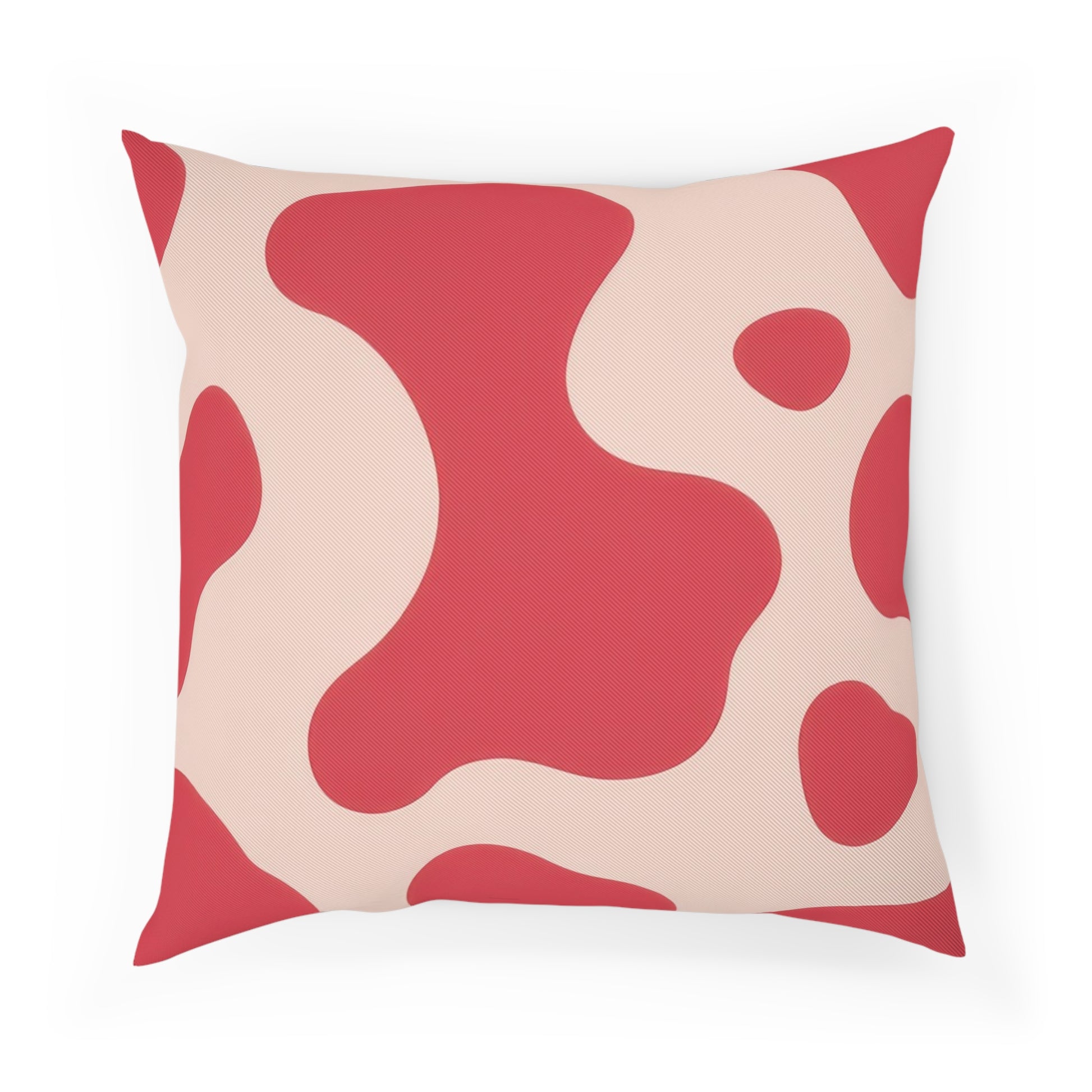 Red Jungle Cow Cushion, Artsulli - Art is Long, Life is Short, Home Decor, Size, 18.1" × 18.1", , , , , 17104235890376882700