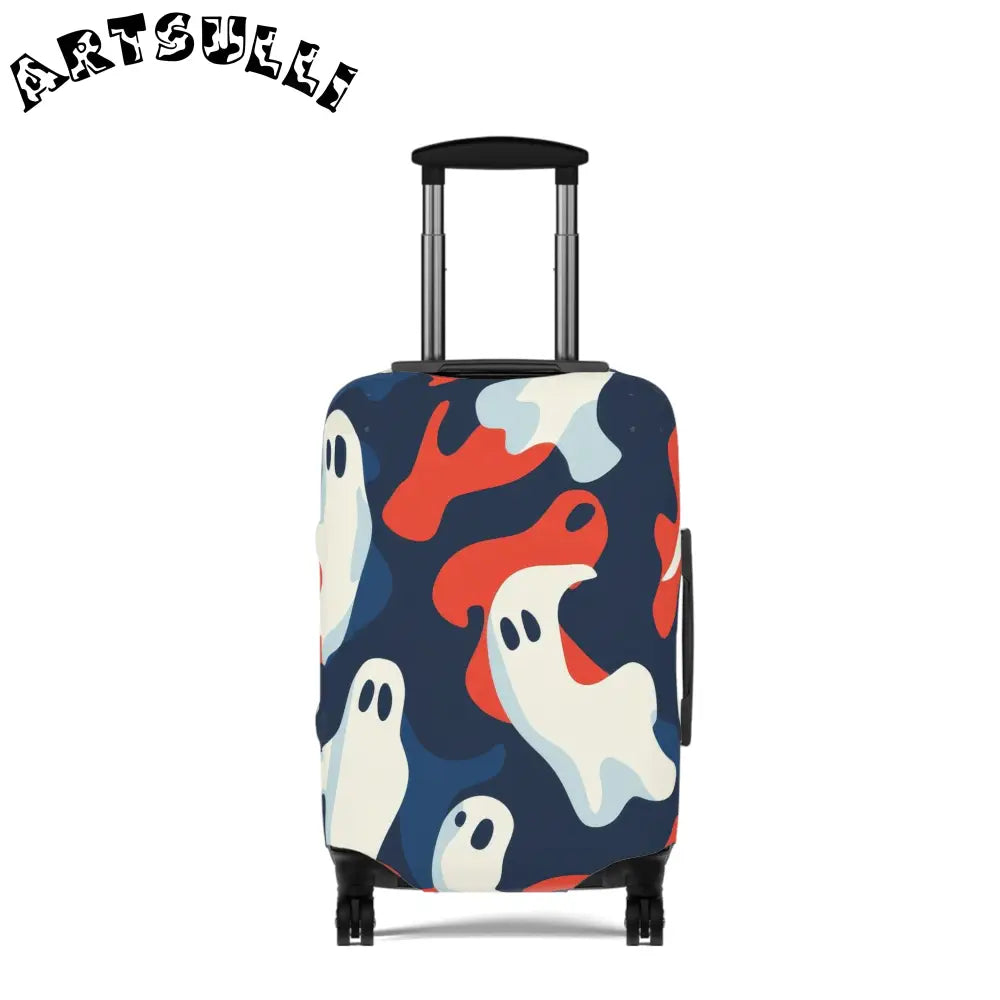 JAKKOUTTHEBXX Camo Ghosts Luggage Cover JAKKOUTTHEBXX Artsulli - Art