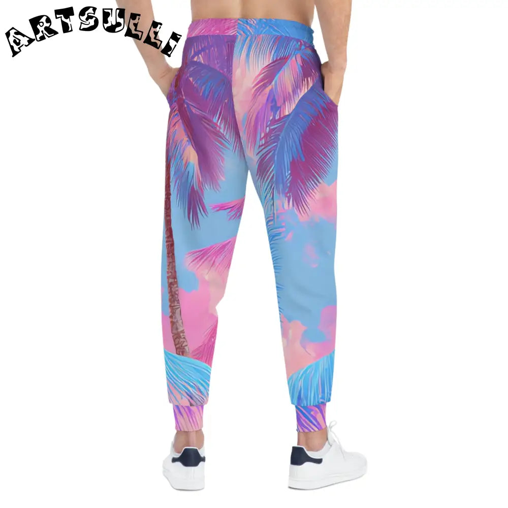 JAKKOUTTHEBXX Ethereal Pastel Palms Athletic Joggers (AOP)