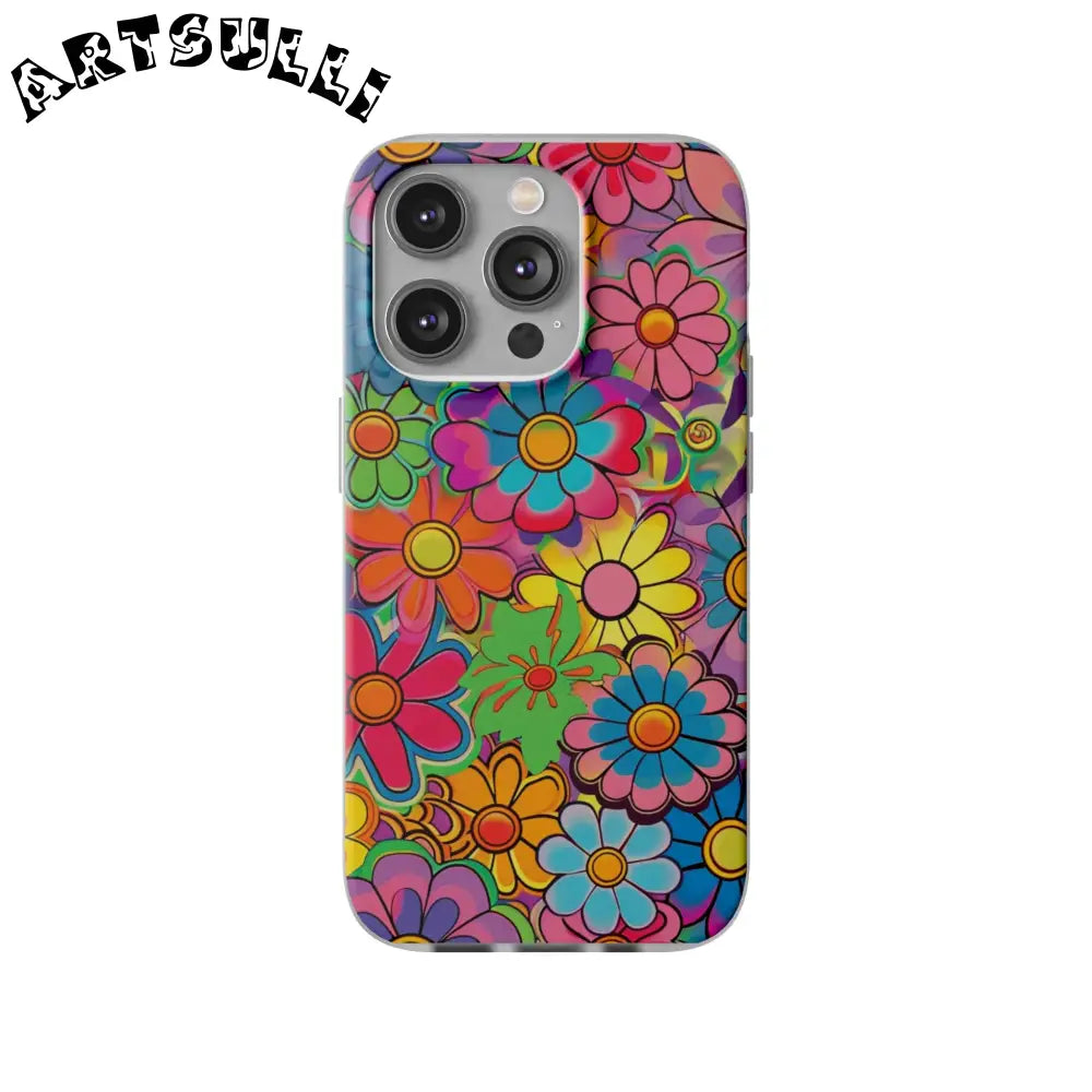 JAKKOUTTHEBXX Chromatic Daisy Dream Flexi Cases JAKKOUTTHEBXX