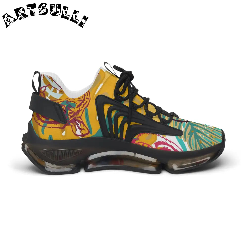JAKKOUTTHEBXX Tropical Jungle Tigers Brown and Green Women’s Mesh