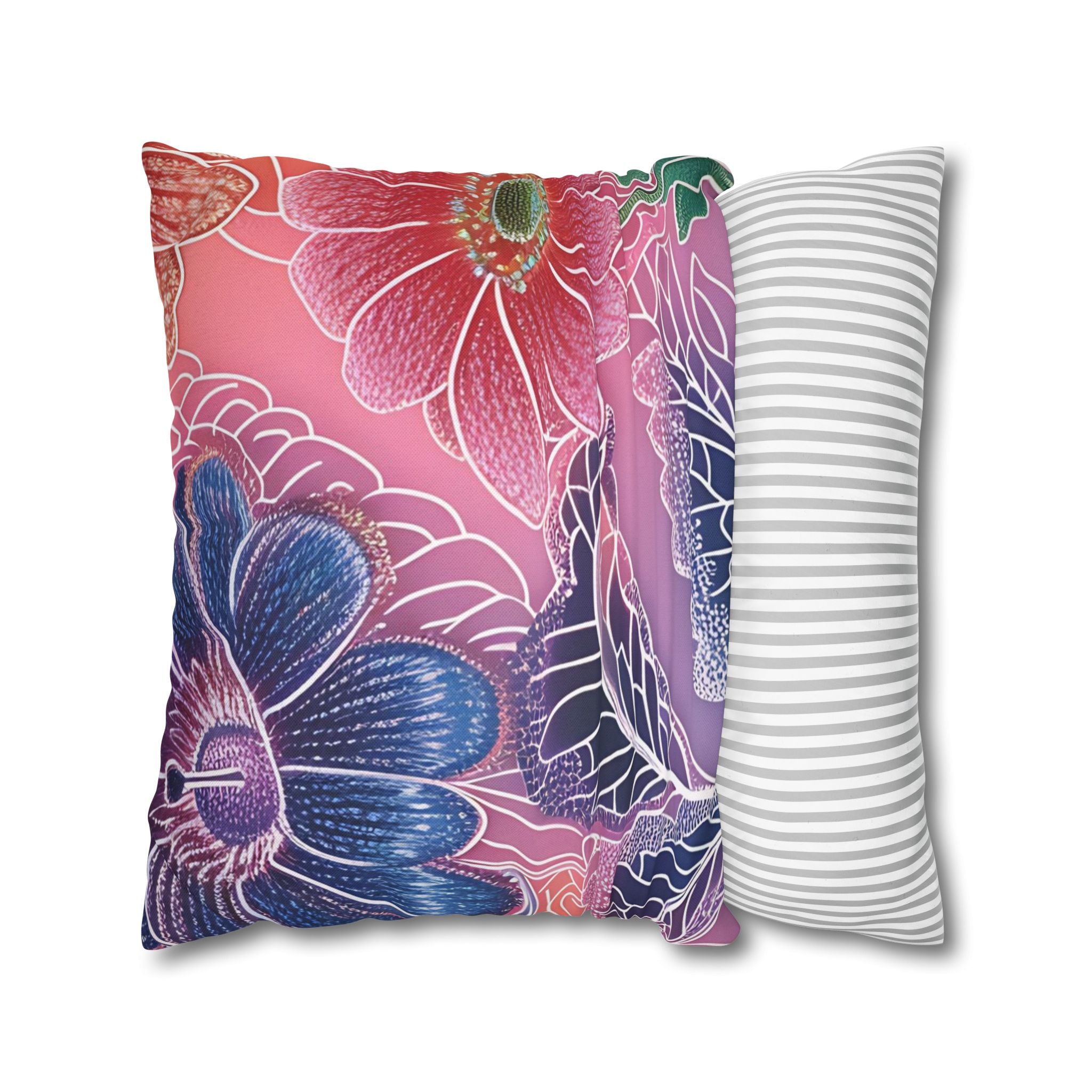 Spun Polyester Square Pillowcase