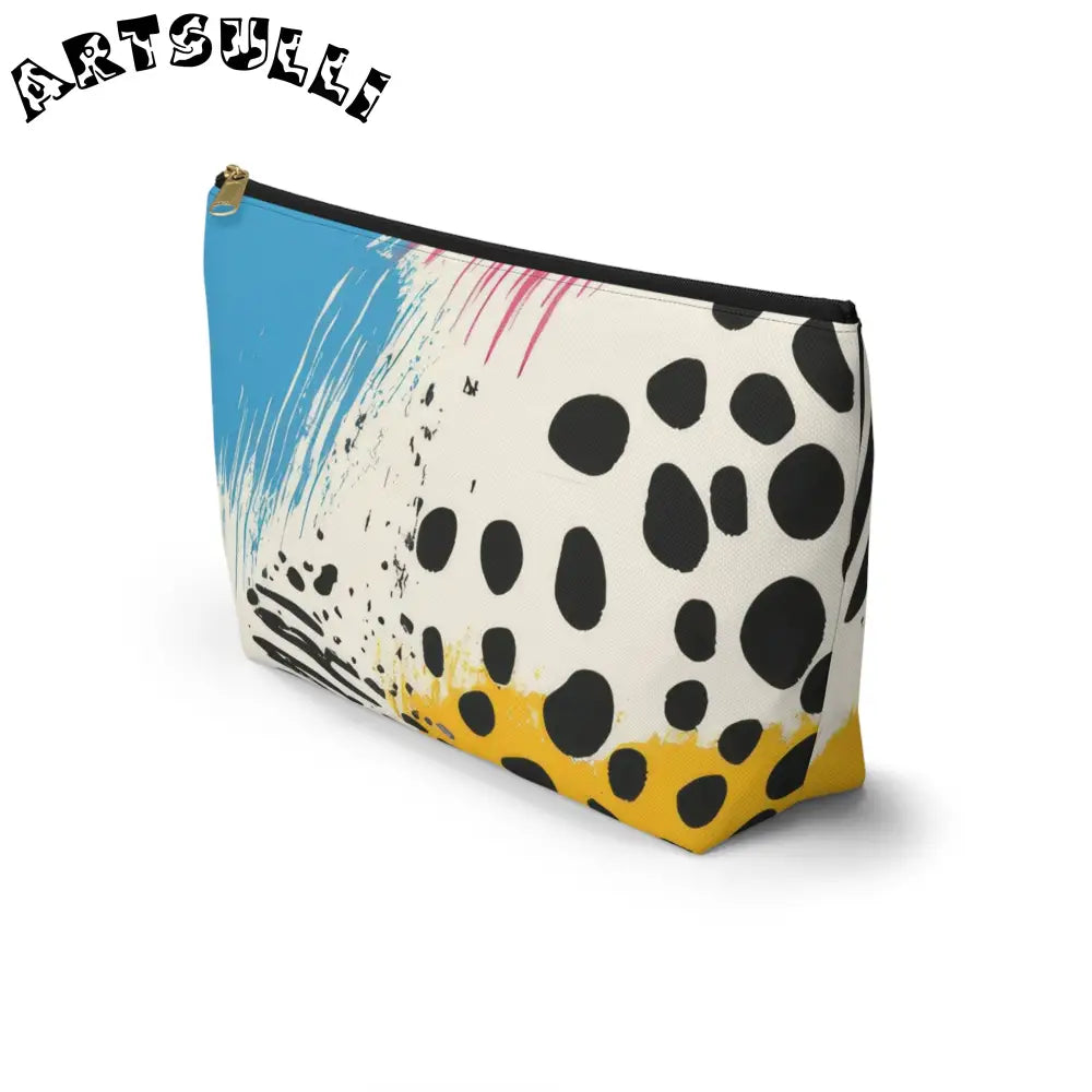 JAKKOUTTHEBXX Rae Zebra Rhapsody Accessory Pouch w T-bottom
