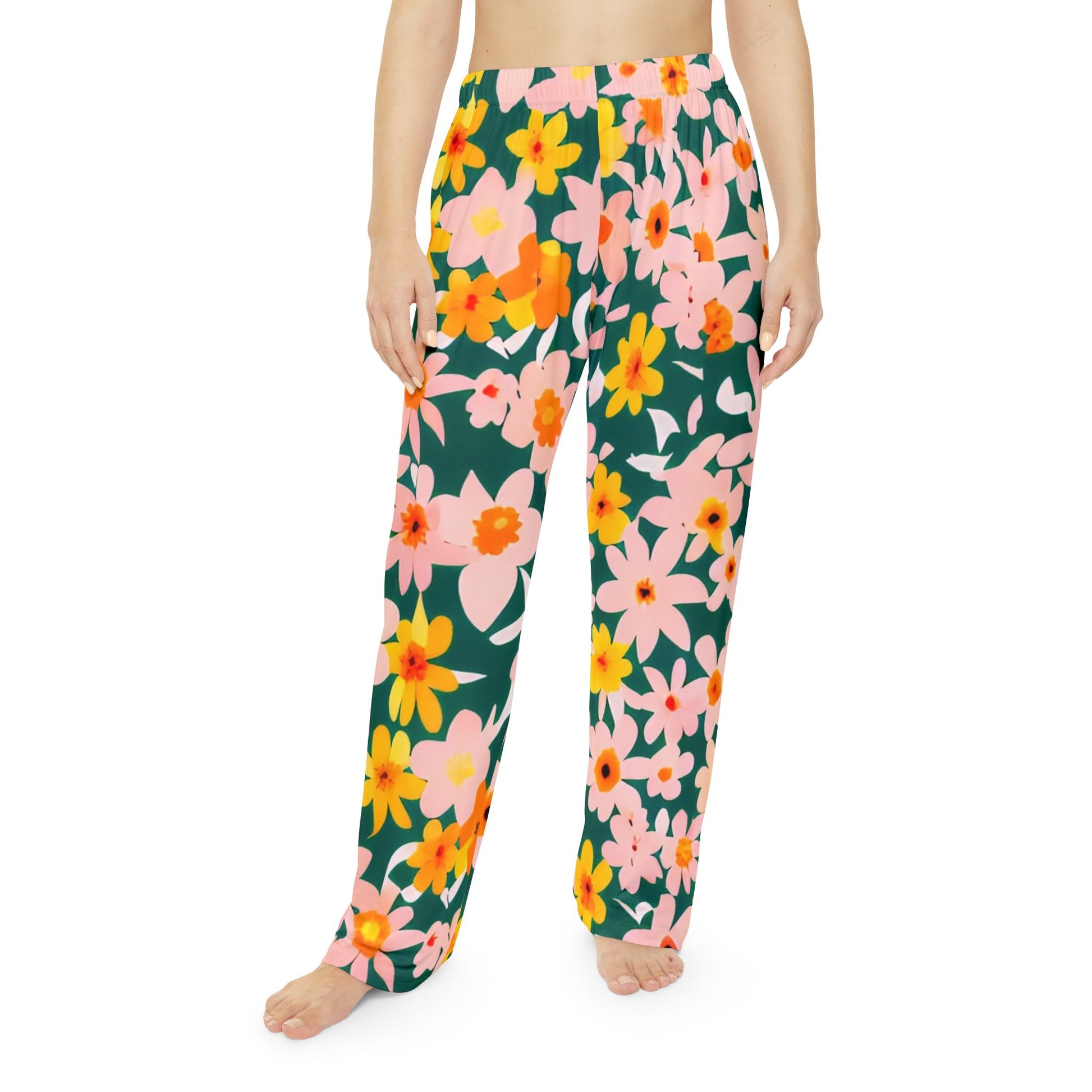 Women's Pajama Pants (AOP), Artsulli - Art is Long, Life is Short, All Over Prints, , , , , , , 