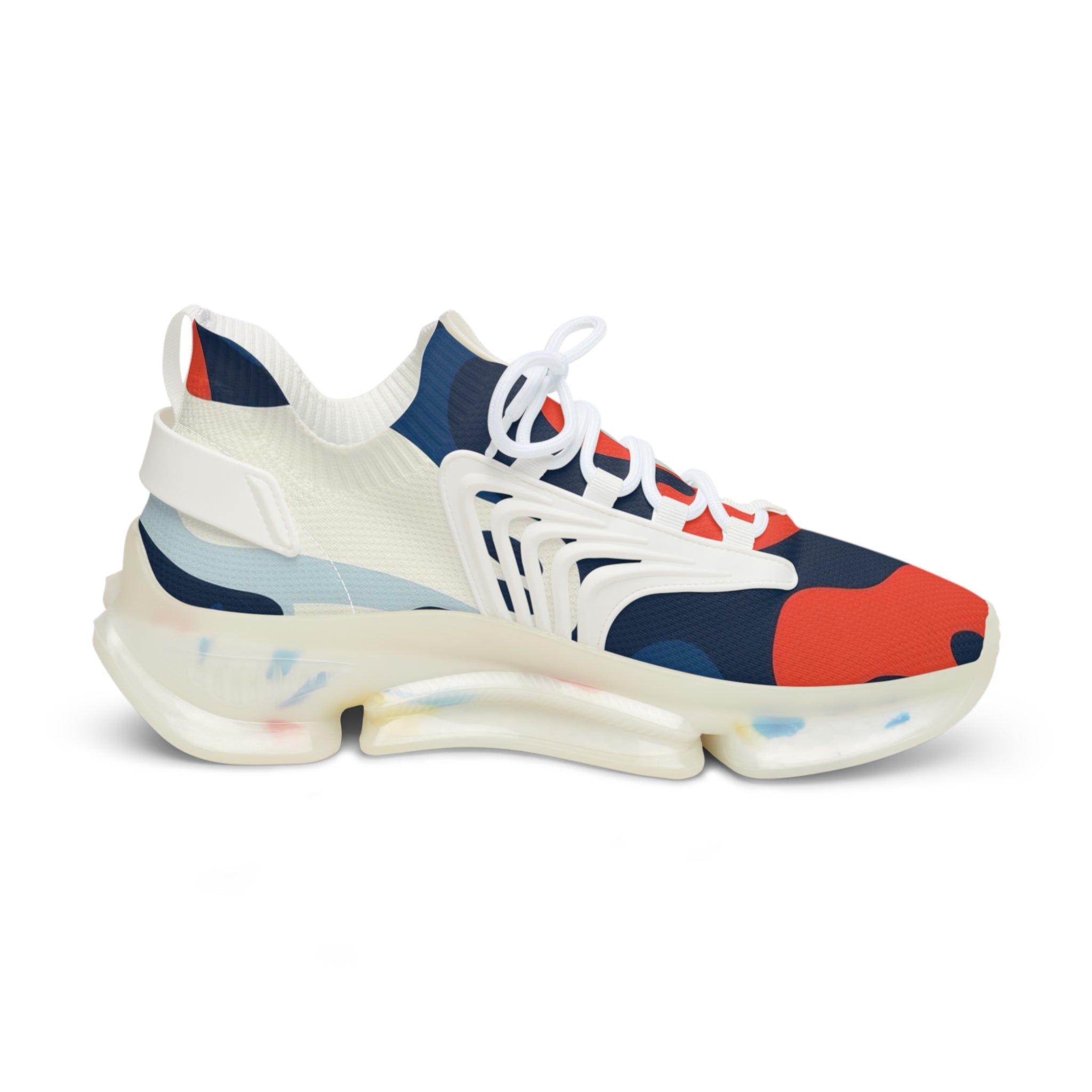 Camo Ghosts Men's Mesh Sneakers, Artsulli - Art is Long, Life is Short, Shoes, , , , , , , 