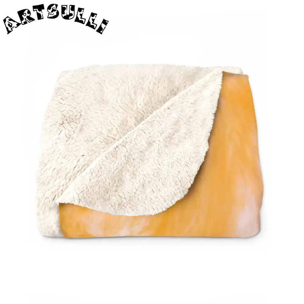 JAKKOUTTHEBXX Tie-Dye Sherpa Fleece Blanket 2025