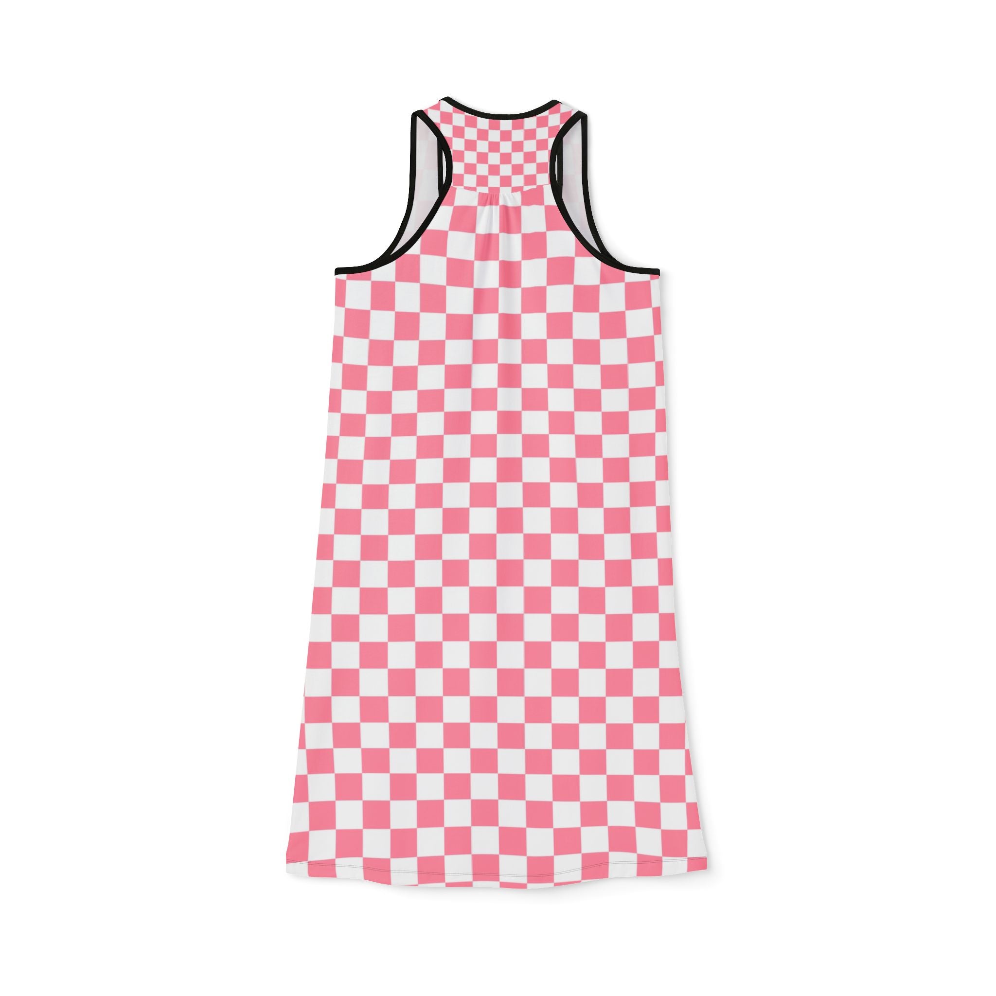 Brigandine Checkered Scene Women's Racerback Dress (AOP)