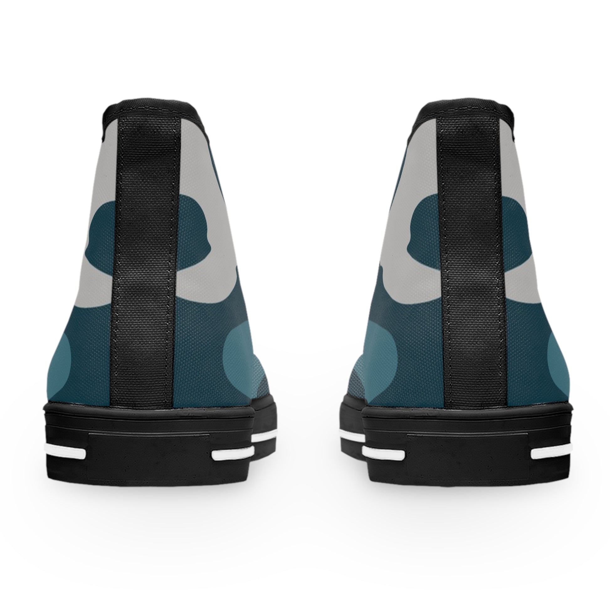 Blue Camouflage Women's High Top Sneakers, Artsulli - Art is Long, Life is Short, Shoes, , , , , , , 