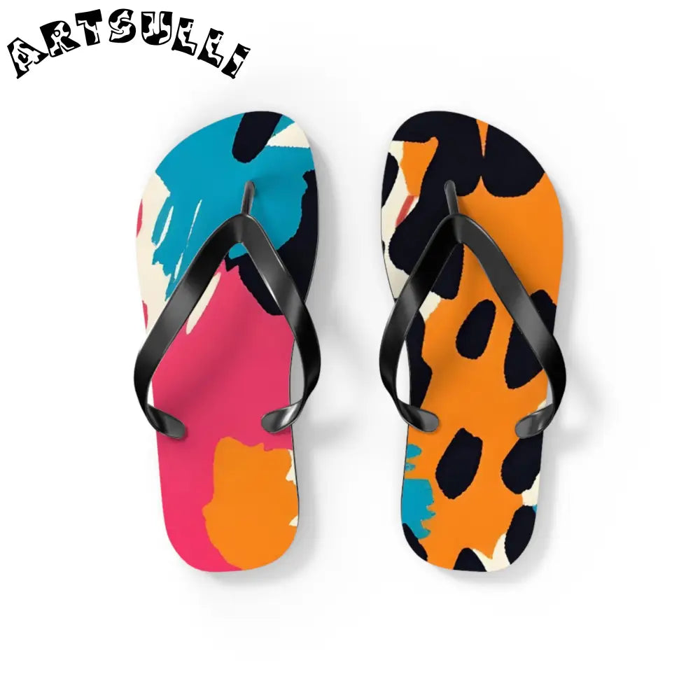 JAKKOUTTHEBXX Wild Brush Strokes x Animal Print Multi-Color Flip