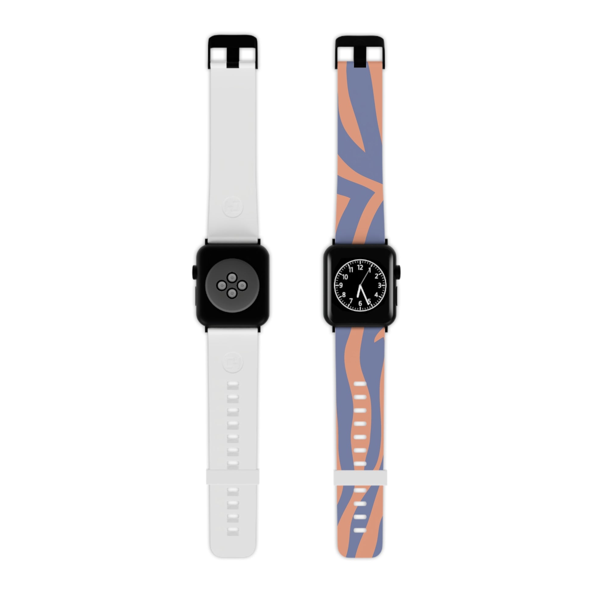 Melting Zebra Stripes Watch Band for Apple Watch, Artsulli - Art is Long, Life is Short, Accessories, Size, 7.5'' × 0.75'' / 38 - 40 mm, Color, Black, , , 73562844104677