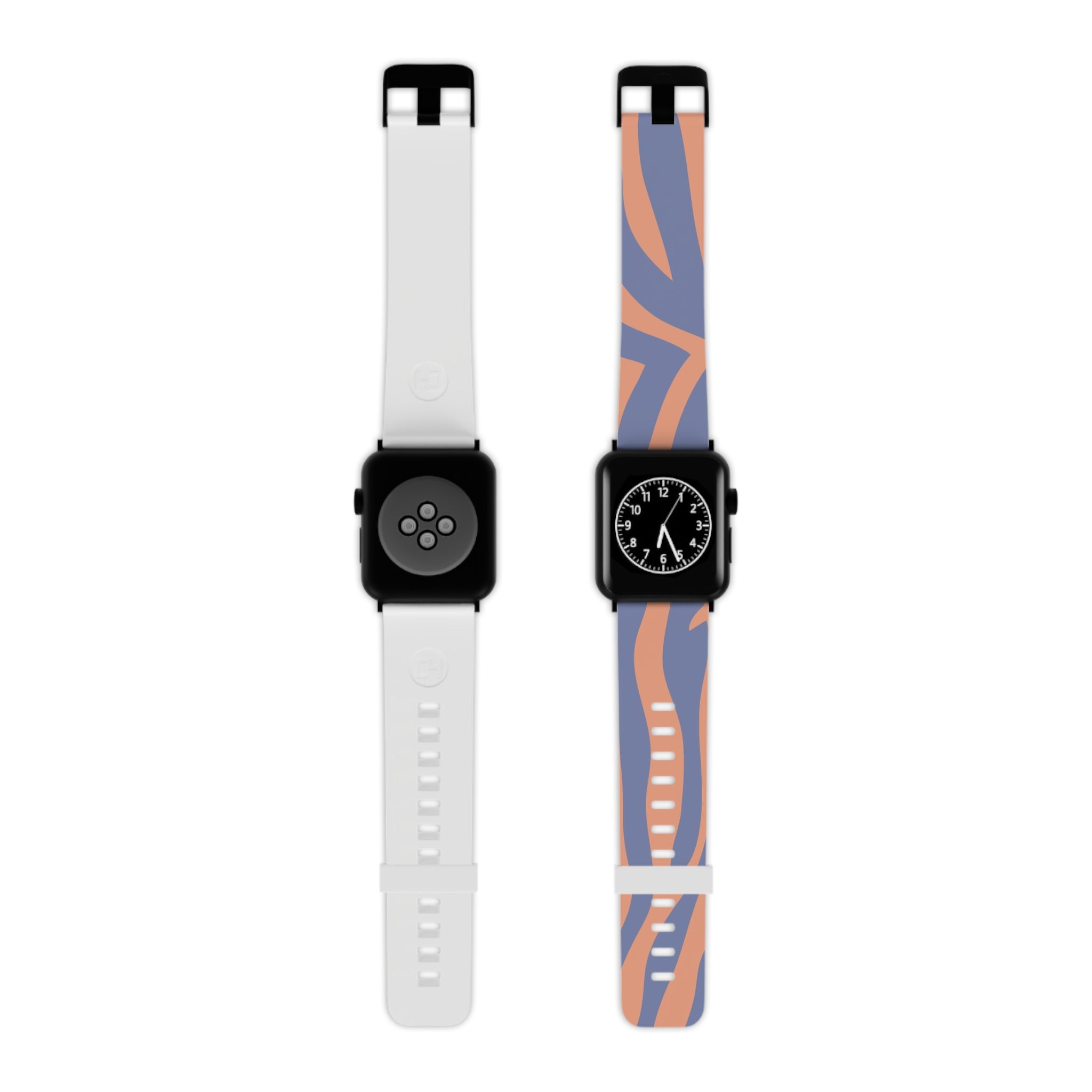 Melting Zebra Stripes Watch Band for Apple Watch, Artsulli - Art is Long, Life is Short, Accessories, Size, 7.5'' × 0.75'' / 38 - 40 mm, Color, Black, , , 73562844104677